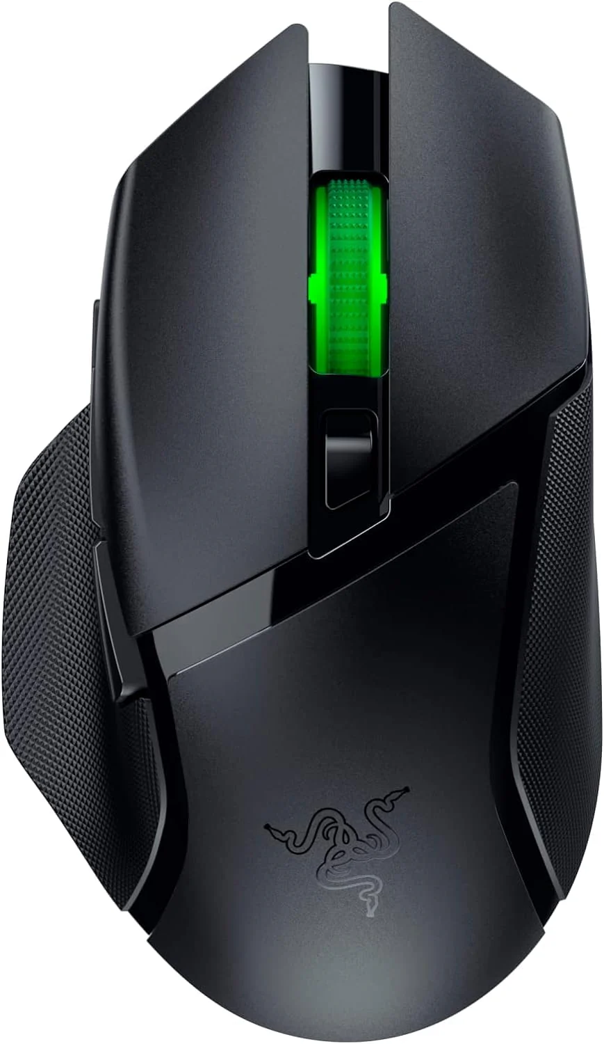 Razer Basilisk V3 X HyperSpeed - Anpassbare kabellose Gaming-Maus (Ergonomische Form mit 9 anpassbaren Bedienelementen, HyperSpeed Wireless, Bluetooth, 5G Advanced 18K Optical Sensor) Schwarz - Image 8
