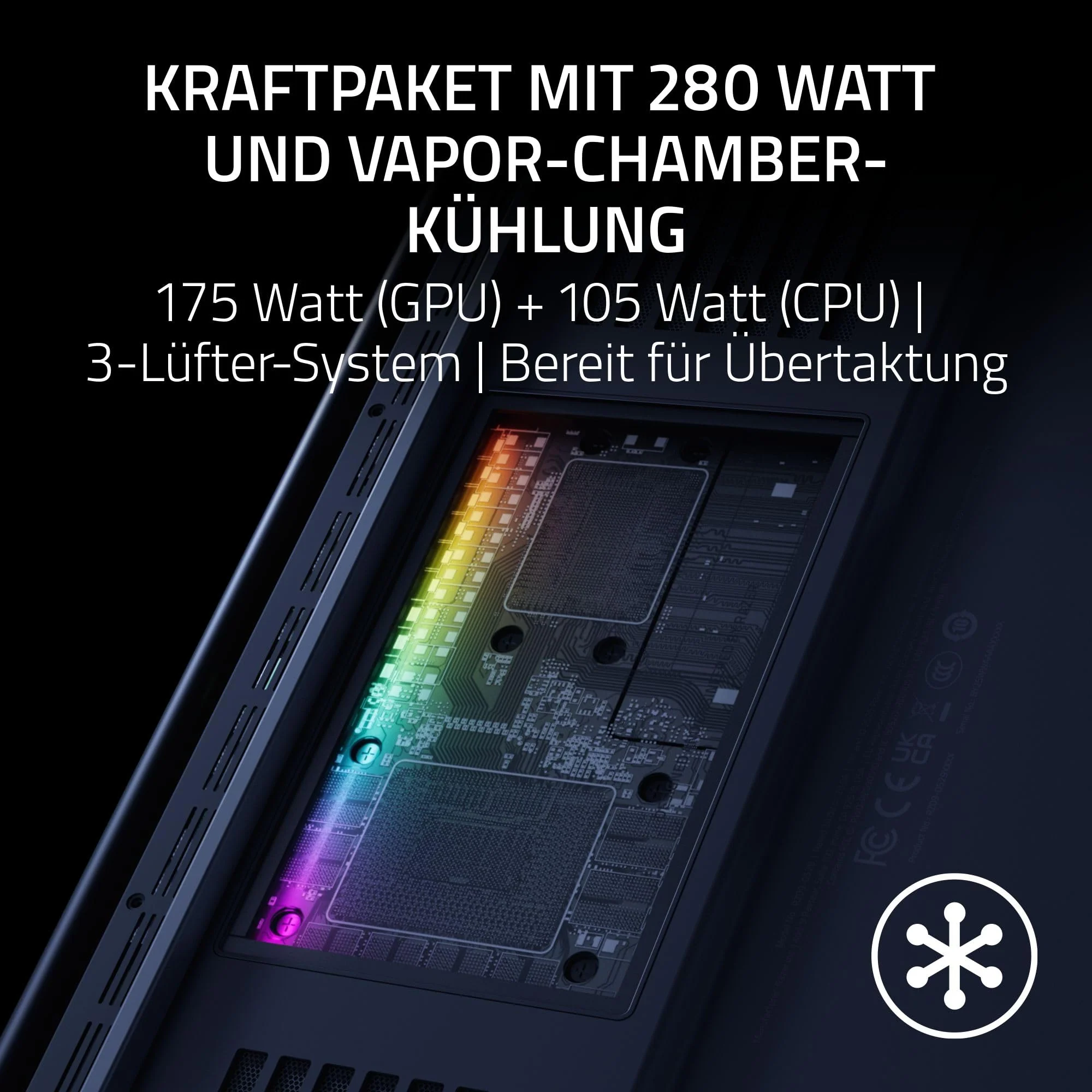 Razer Blade 18 (2025) - 18 Zoll Gaming-Laptop - NVIDIA GeForce RTX 5090 - Intel Core Ultra 9 275HX - 18" Dual Display UHD+ 240Hz - FHD+ 440Hz - 32GB DDR5-2TB SSD - QWERTZ DE-Layout | Schwarz - Image 8