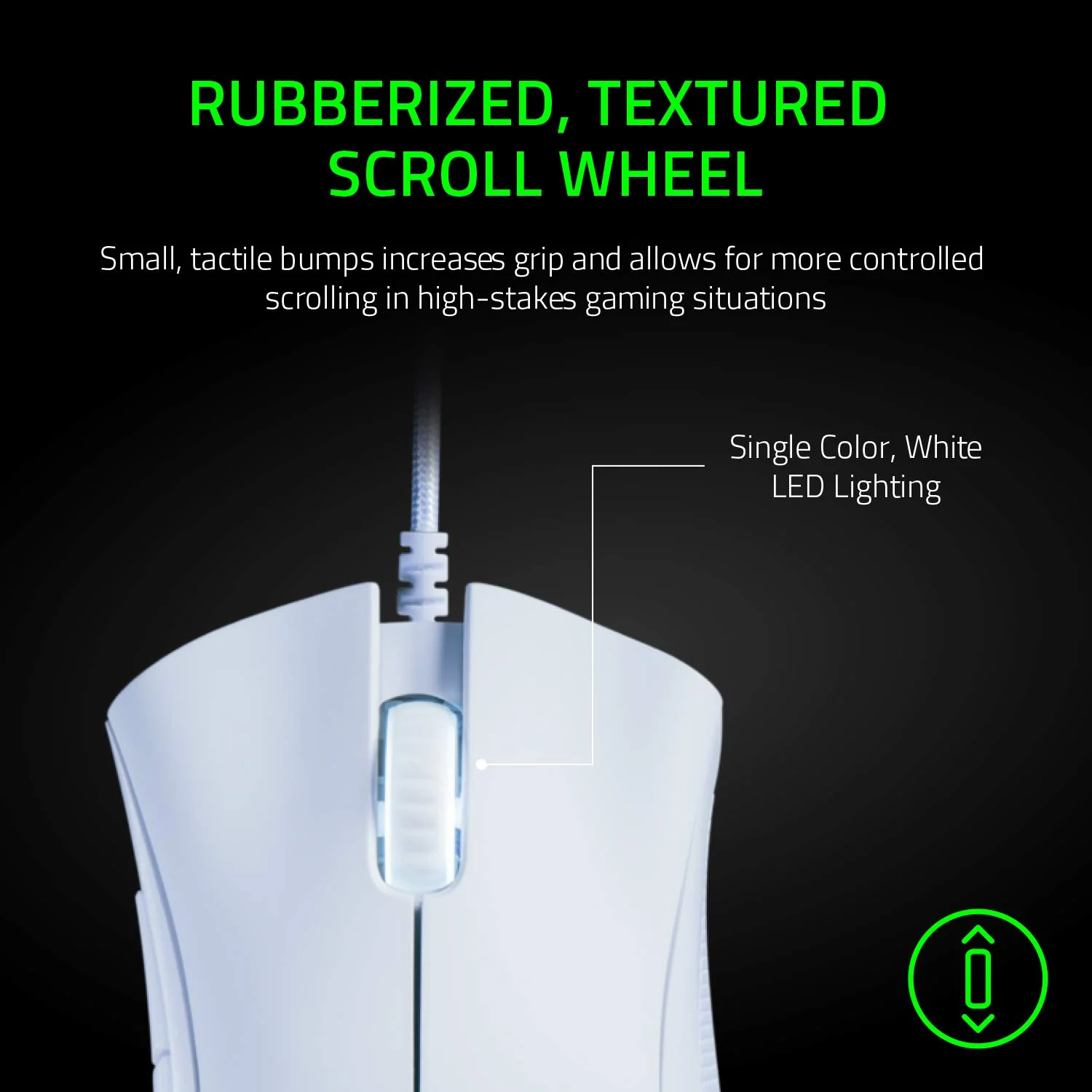 Razer DeathAdder Essential (2021) - Kabelgebundene Gaming-Maus mit Optischem Sensor mit 6400 DPI (5 programmierbare Tasten, Ergonomischer Formfaktor, 10 Millionen Klicks Lebensdauer) Weiß - Image 8