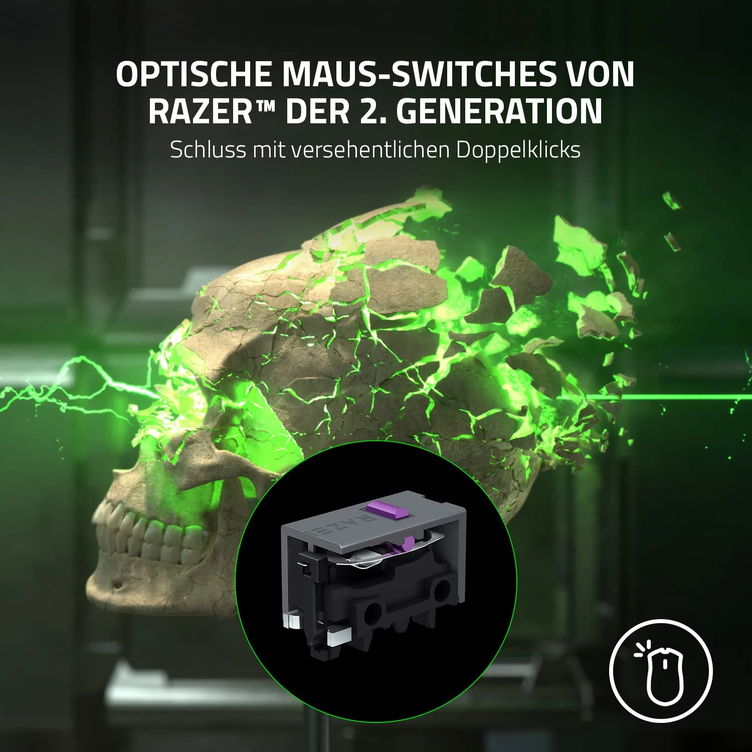 Razer DeathAdder V2 Pro - Kabellose Gaming-Maus mit klassenbester Ergonomie mit 20K DPI Focus+ Sensor (Optische Maus-Switches, 70 Stunden Akku-Laufzeit, 3 Verbindungsmodi) Schwarz - Image 2