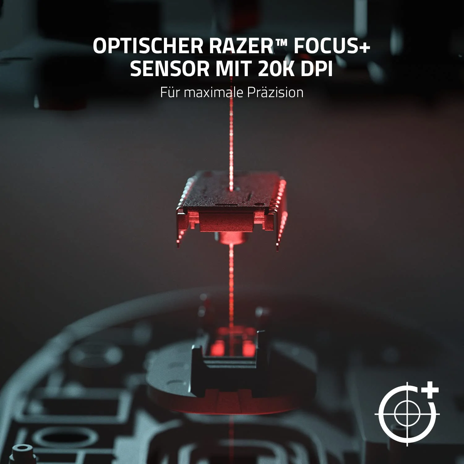 Razer DeathAdder V2 Pro - Kabellose Gaming-Maus mit klassenbester Ergonomie mit 20K DPI Focus+ Sensor (Optische Maus-Switches, 70 Stunden Akku-Laufzeit, 3 Verbindungsmodi) Schwarz - Image 4