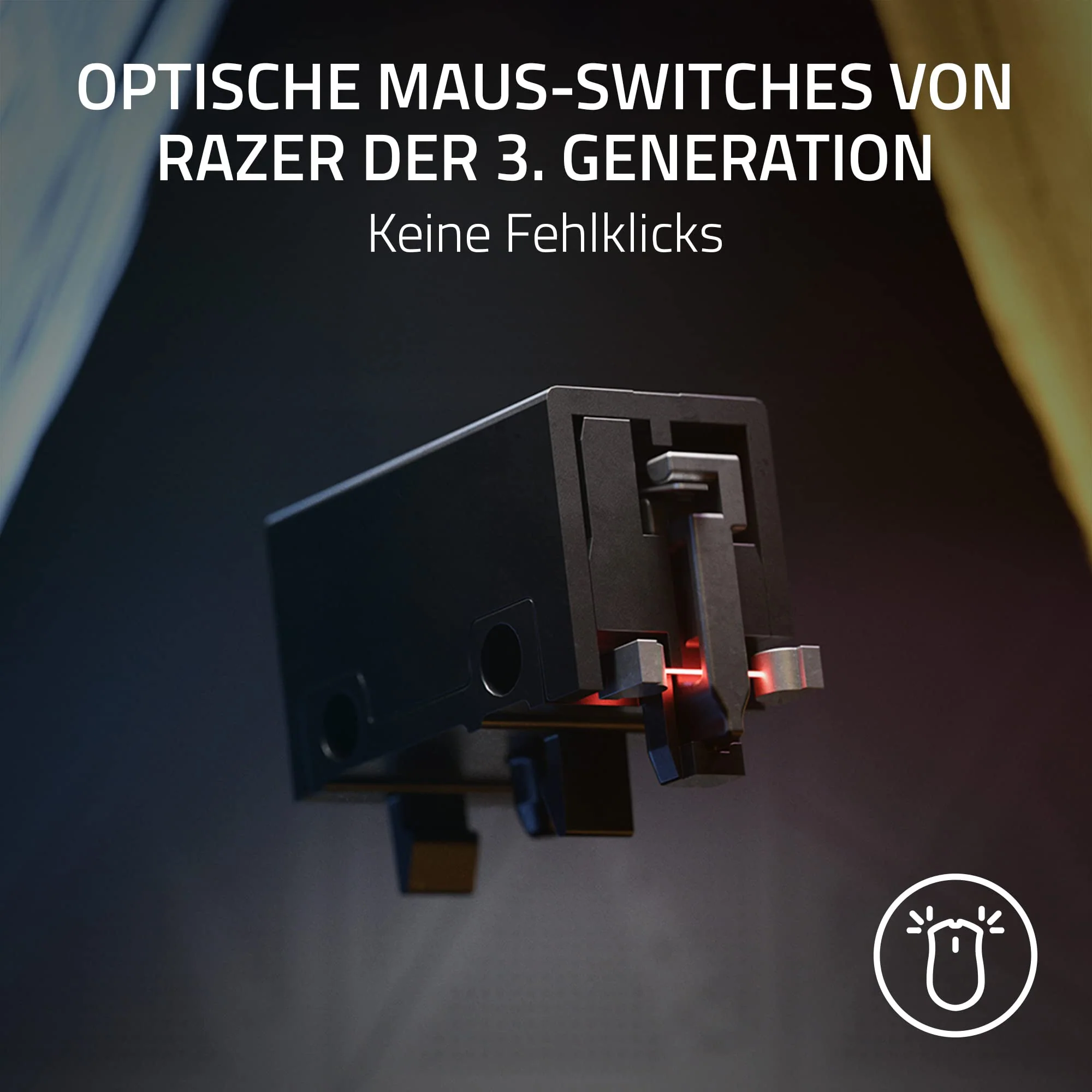 Razer DeathAdder V3 - Ergonomische Esports Maus (59g leichtes Design, Form, 30K optischer Sensor, optische Mausschalter Gen-3, 8000Hz HyperPolling Technologie, Speedflex Kabel) Schwarz - Image 4