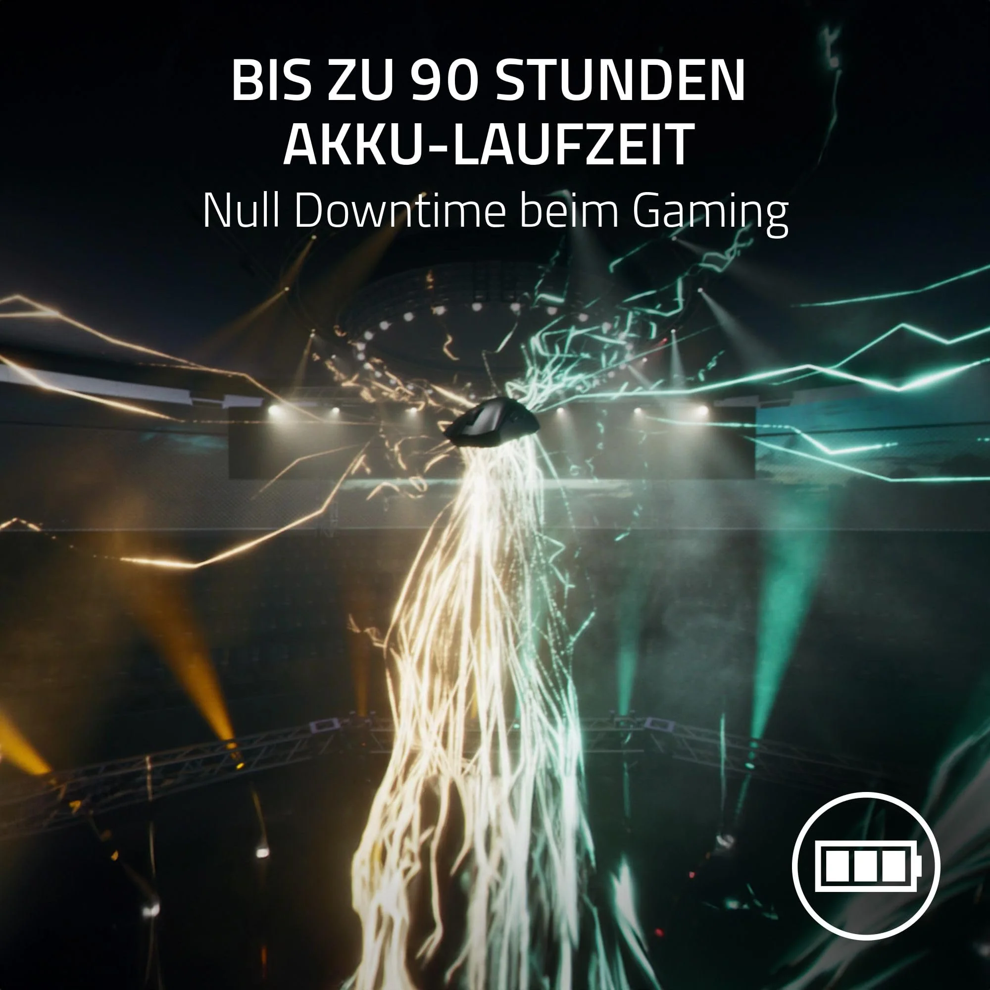 Razer DeathAdder V3 Pro + HyperPolling Wireless-Adapter - Ultra leichte E-Sport-Maus mit echten 8K Hz kabelloser Abtastrate (63 gr, Optischer Focus Pro 30K, Optische Switches 3. Gen) Schwarz - Image 7