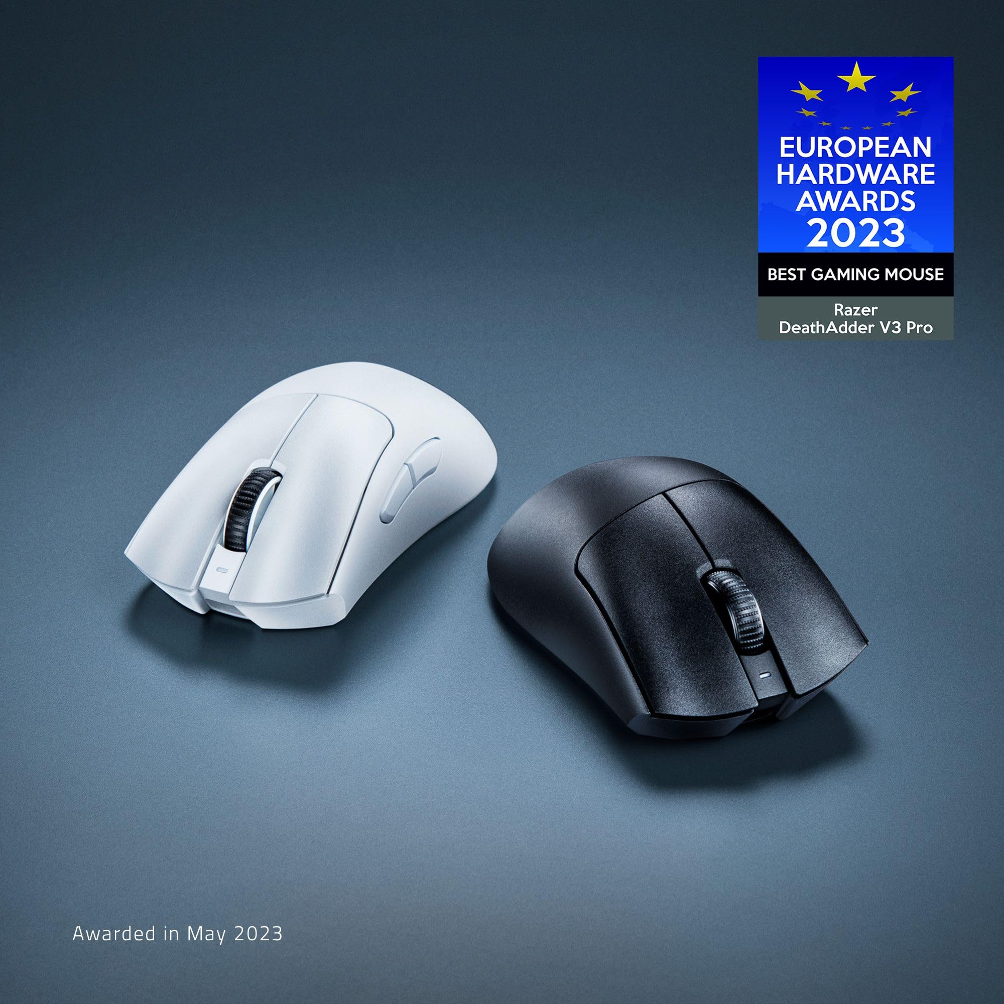 Razer DeathAdder V3 Pro - Leichte kabellose Ergonomische Esports-Maus (64g Leichtes Design, Focus Pro 30K Optischer Sensor, Mausschalter Gen-3, HyperSpeed Wireless) Weiß - Image 9