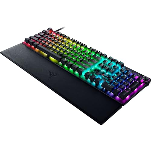 Razer Huntsman V3 Pro - Analoges optisches E-Sport-Keyboard Snap Tap & Rapid Trigger (Schnellfeuer-Modus, Multifunktionaler Drehregler, Doubleshot-PBT-Tastenkappen) DE-Layout | Schwarz - Image 9