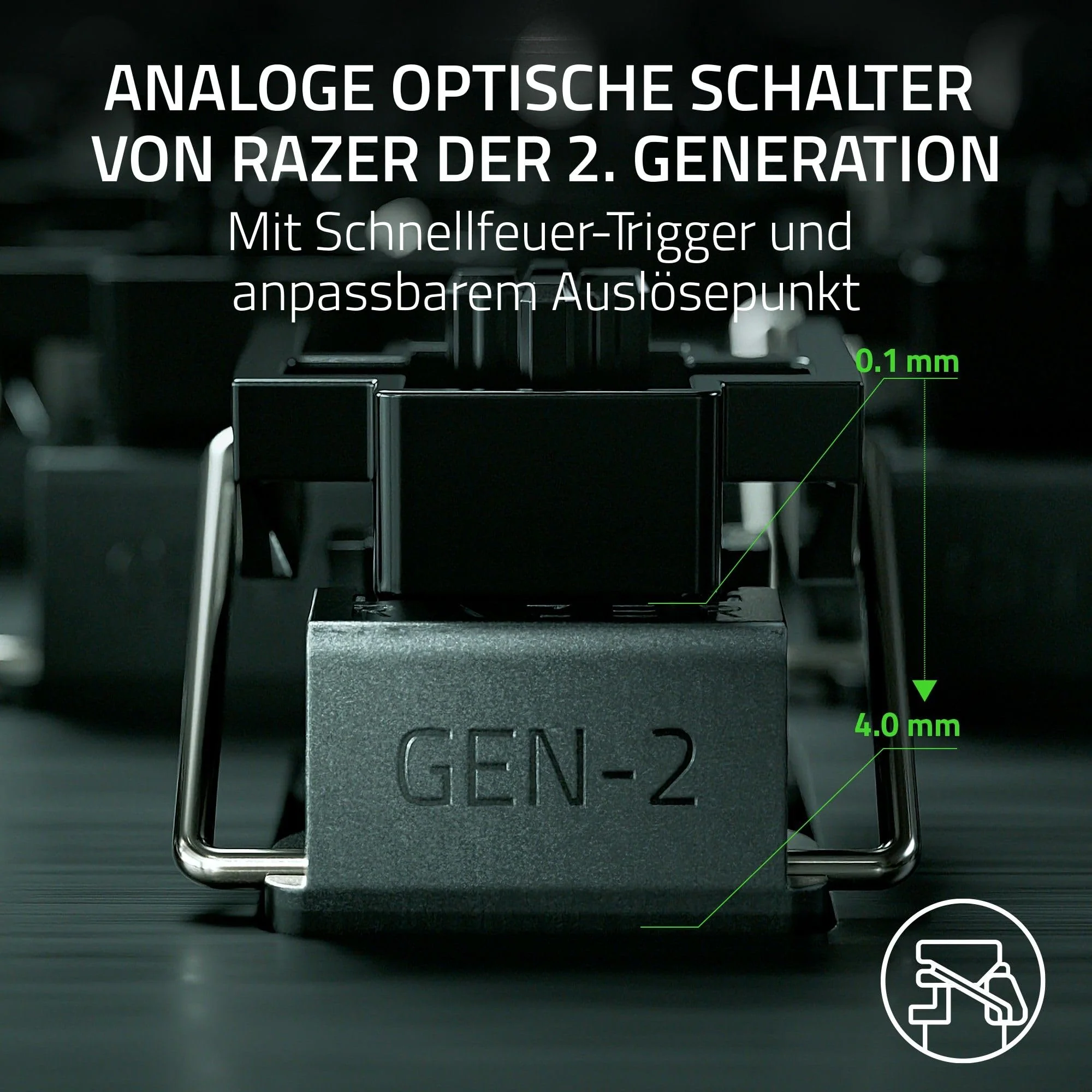 Razer Huntsman V3 Pro Tenkeyless - Analoge optische TKL E-Sport PC-Tastatur ohne Ziffernblock Snap Tap & Rapid Trigger (Digitaler Drehregler & Steuerungstaste) DE-Layout | Schwarz - Image 7