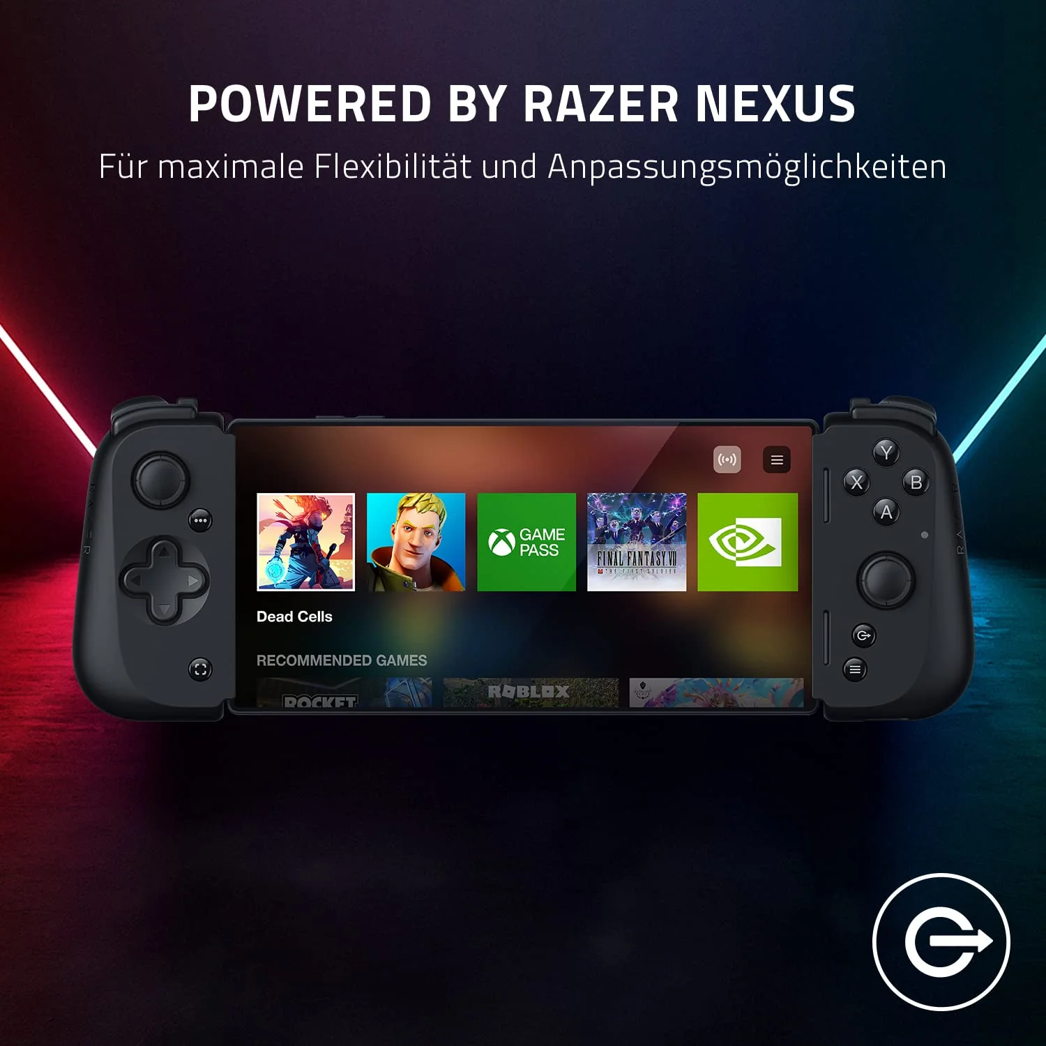 Razer Kishi V2 für iPhone - Mobile Gaming Controller (Universal Fit mit ausziehbarer Brücke, Streaming von PC- und Konsolenspielen, Ergonomisches Design, Powered by Nexus App) Schwarz - Image 3