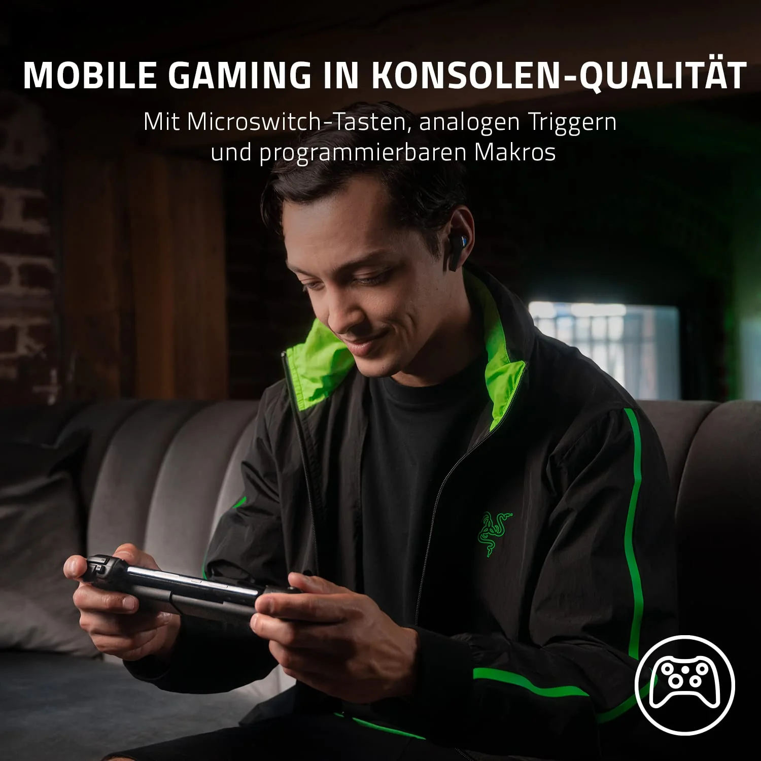 Razer Kishi V2 für iPhone - Mobile Gaming Controller (Universal Fit mit ausziehbarer Brücke, Streaming von PC- und Konsolenspielen, Ergonomisches Design, Powered by Nexus App) Schwarz - Image 7