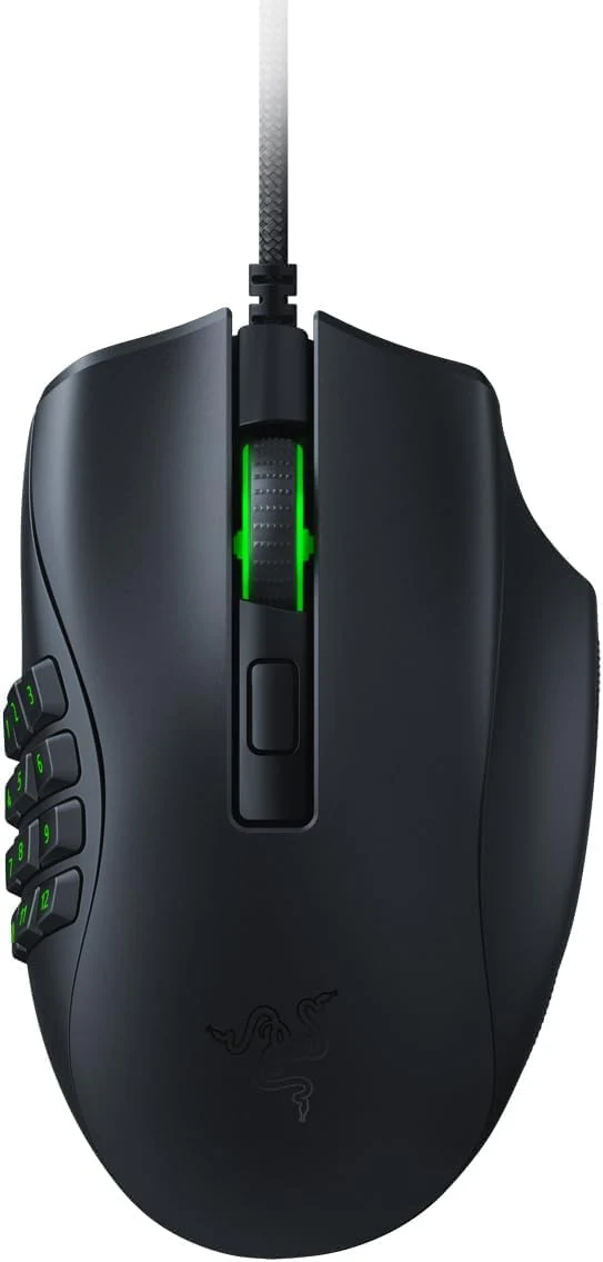 Razer Naga X - Kabelgebundene Gaming Maus mit 16 programmierbaren Tasten für PC/Mac (Optische Maus Switches, optischer 5G-Sensor, Speedflex-Kabel, Chroma RGB Beleuchtung) Schwarz - Image 3