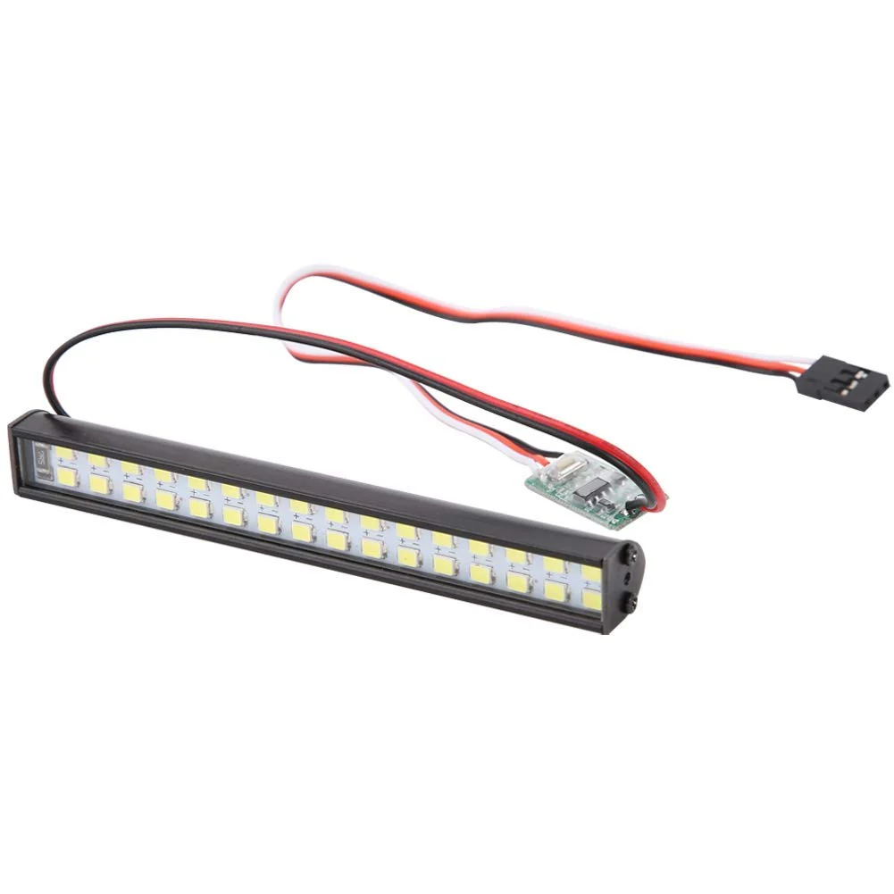 RC Auto Dachlampe, Lampenperlen, 32 Stück, universelle RC-Auto-Lichtleiste, RC-Chenille-Upgrade-Zubehör, Länge 100 mm