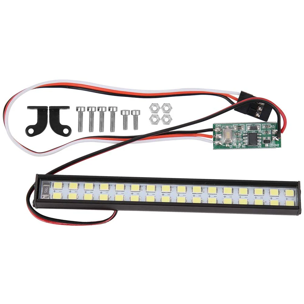 RC Auto Dachlampe, Lampenperlen, 32 Stück, universelle RC-Auto-Lichtleiste, RC-Chenille-Upgrade-Zubehör, Länge 100 mm - Image 2