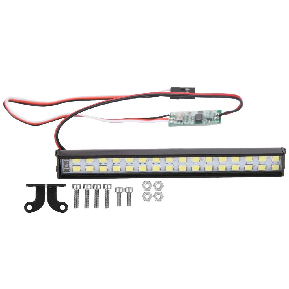 RC Auto Dachlampe, Lampenperlen, 32 Stück, universelle RC-Auto-Lichtleiste, RC-Chenille-Upgrade-Zubehör, Länge 100 mm - Image 3
