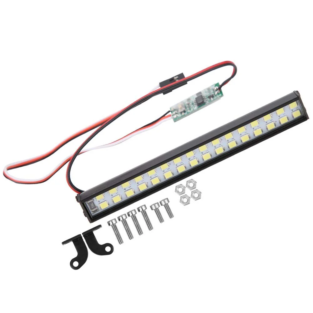 RC Auto Dachlampe, Lampenperlen, 32 Stück, universelle RC-Auto-Lichtleiste, RC-Chenille-Upgrade-Zubehör, Länge 100 mm - Image 4