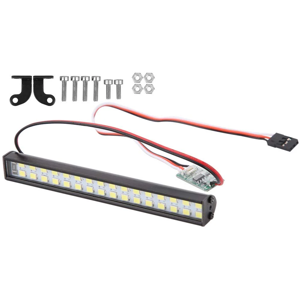 RC Auto Dachlampe, Lampenperlen, 32 Stück, universelle RC-Auto-Lichtleiste, RC-Chenille-Upgrade-Zubehör, Länge 100 mm - Image 6