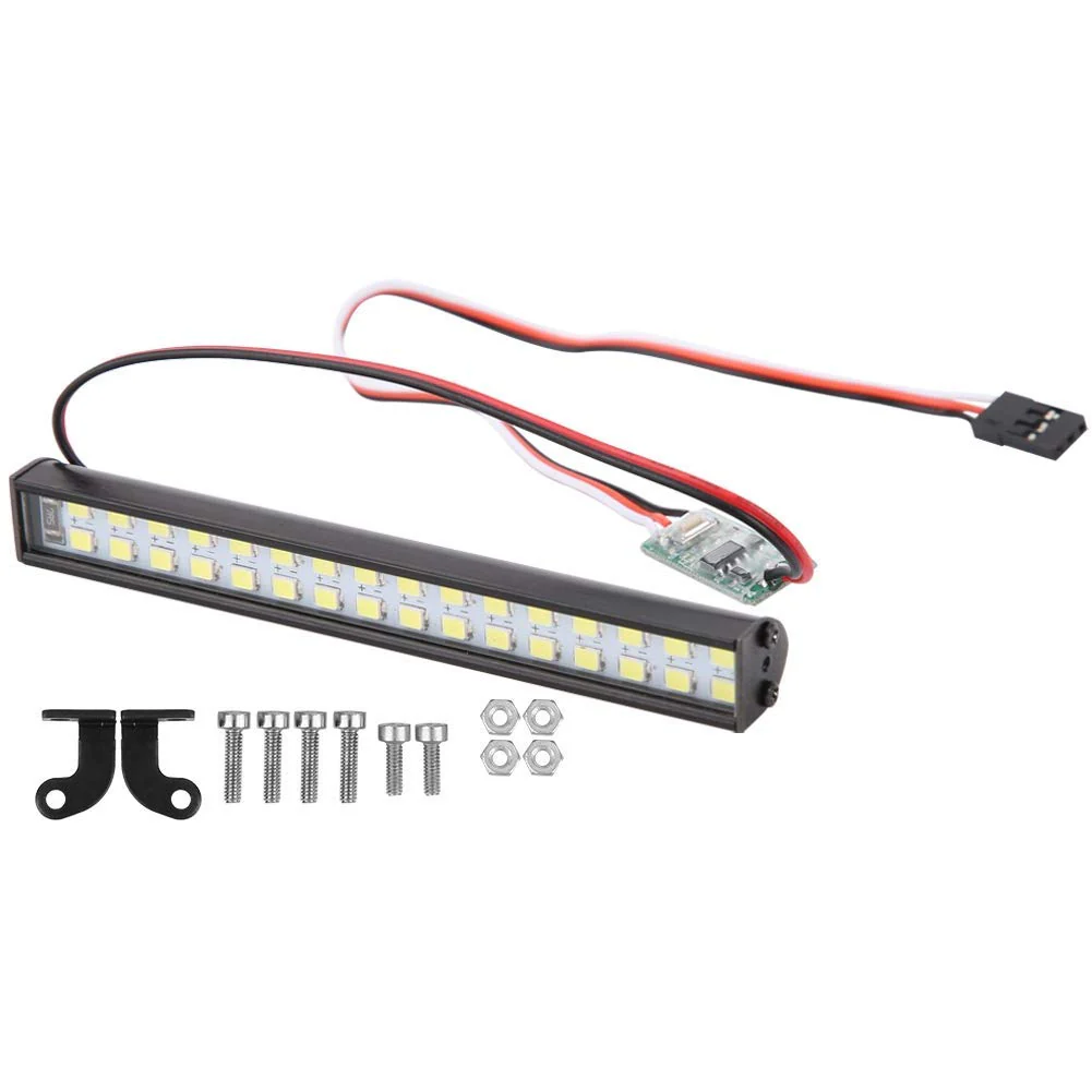 RC Auto Dachlampe, Lampenperlen, 32 Stück, universelle RC-Auto-Lichtleiste, RC-Chenille-Upgrade-Zubehör, Länge 100 mm - Image 7