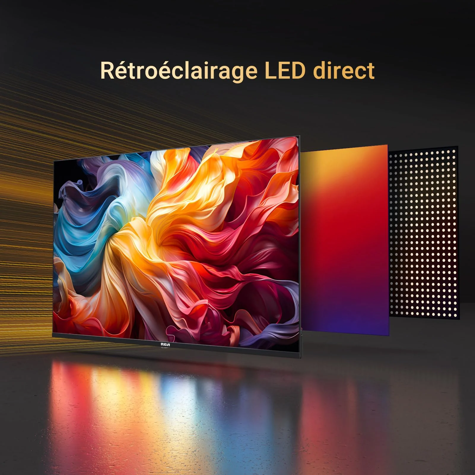 RCA E32 Fernseher 32 Zoll TV 81 cm HD Fernseher Rahmenlos Triple Tuner (DVB-T/T2-C-S/S2) CI/CI+ HDMI USB Dolby Audio Hotelmodus [Energieklasse F] - Image 8