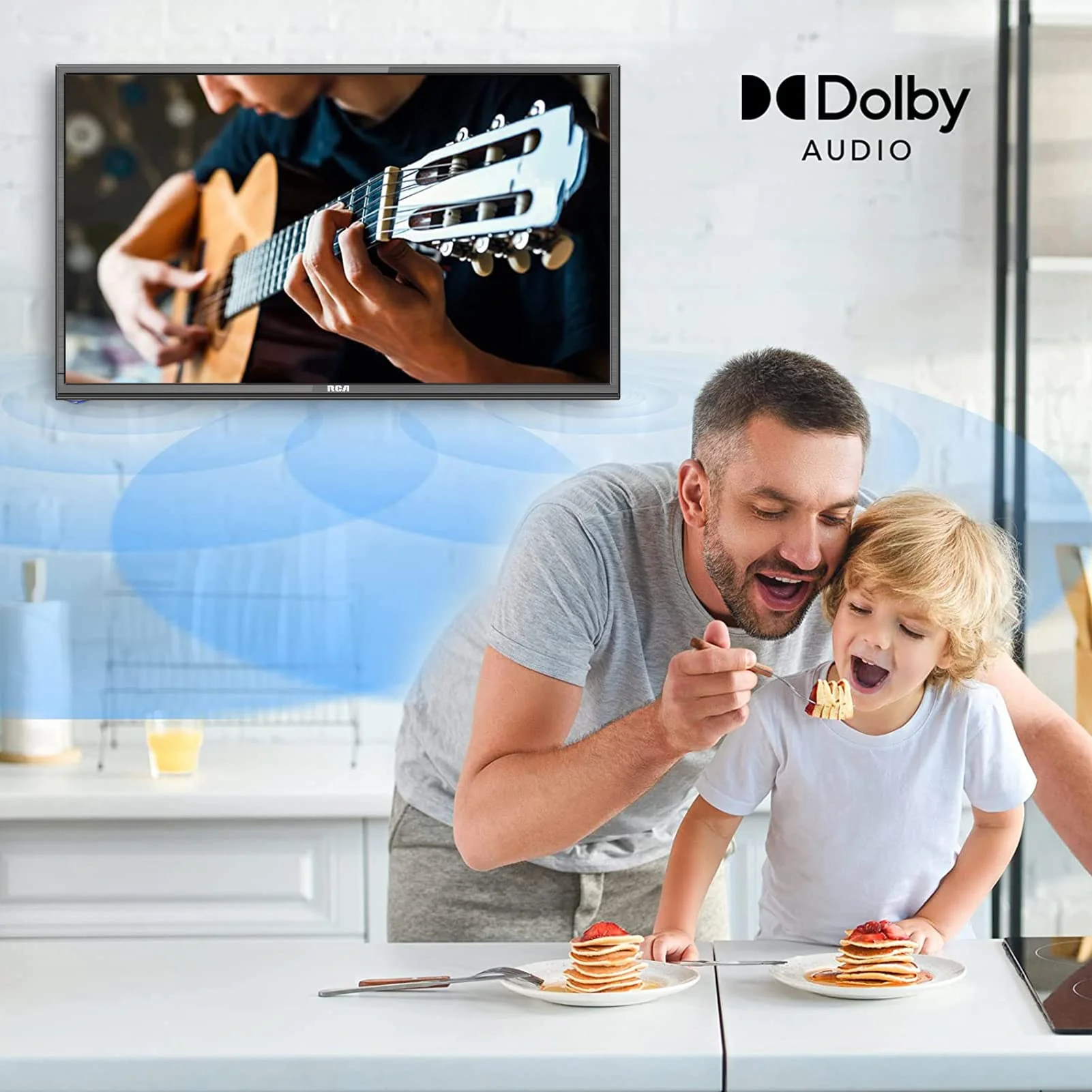 RCA iRB22H3C Fernseher 22 Zoll (TV 56 cm), Dolby Audio, Triple Tuner DVB-C/T2/S2, VGA, HDMI, USB, digitaler Audioausgang, inkl. Hotelmodus, 230V & 12V KFZ-Adapter, optional für Wohnmobil, 2023 - Image 8