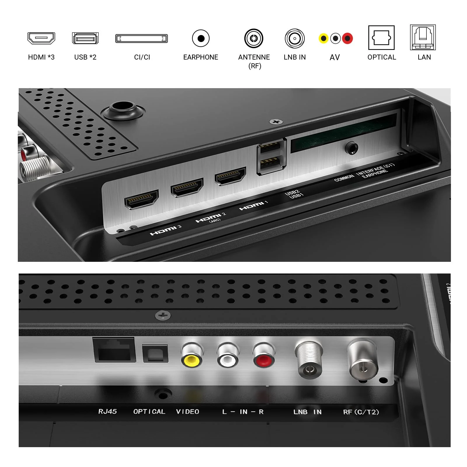 RCA VRS32HQ1 Smart TV 32 Zoll (80cm) HD LED Fernseher mit WLAN, Triple Tuner (DVB-T/T2, DVB-C, DVB-S/S2), App Store, HDMI, USB, CI/CI+, Netflix, YouTube und mehr [RVSmart 2024] - Image 5