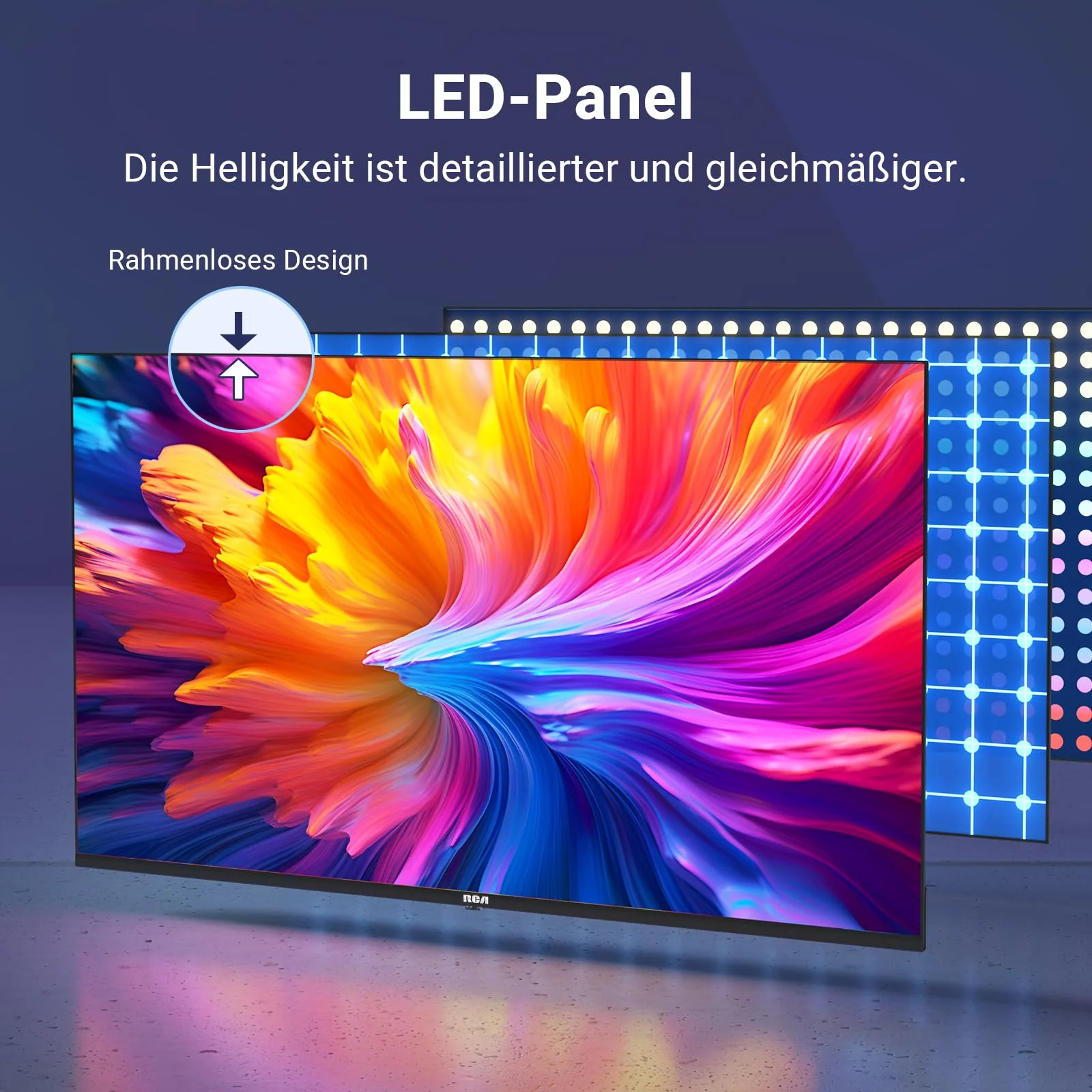 RCA VRS32HQ1 Smart TV 32 Zoll (80cm) HD LED Fernseher mit WLAN, Triple Tuner (DVB-T/T2, DVB-C, DVB-S/S2), App Store, HDMI, USB, CI/CI+, Netflix, YouTube und mehr [RVSmart 2024] - Image 6