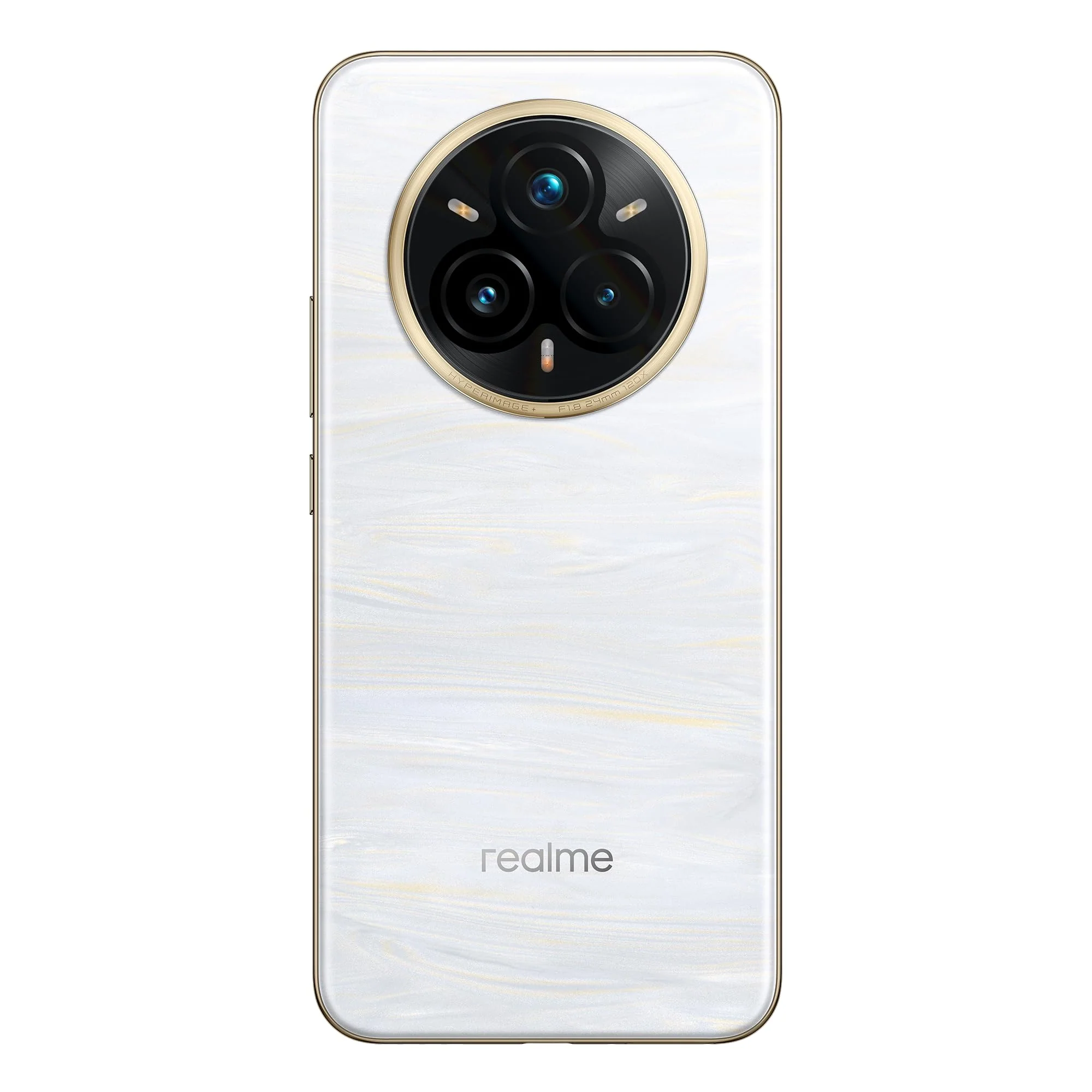 realme 14 Pro+ Smartphone 5g, 8 + 256GB,White,Sony 3X Periscope OIS AI Camera,Cold-Sensitive Color-Changing Design,5260 mAh Battery,IP66/68/69,120Hz Eye Protection Display,Amazon Exclusive,No Adapter - Image 4