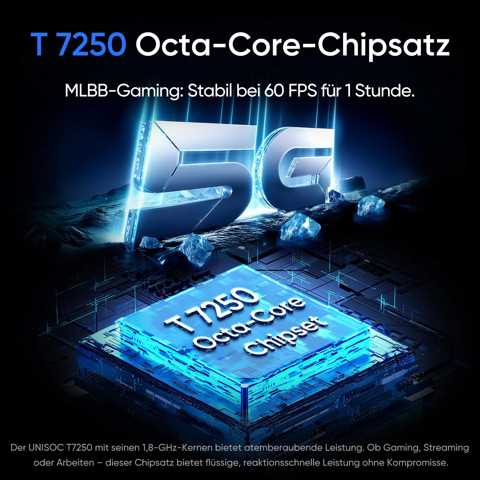 realme C71 Smartphone 8 + 256 GB, 5G Handy, 50 MP Kamera, 6,67 Zoll bis 120 Hz Display, 6000 mAh großer Akku, Stoßfestigkeit in Militärqualität, NFC, Waldeule, ohne Adapter - Image 4