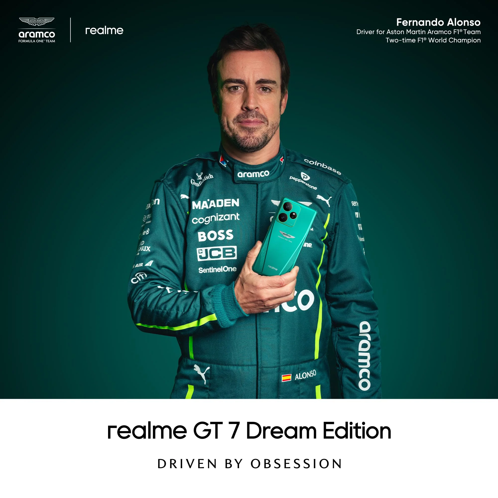 realme GT7 5G Smartphone,16+512GB,Aston Martin Green,7000 mAh Battery,120W Charge,Dimensity 9400e Chipset,IMX906 50MP Camera, AI Planner(Stock Limited) - Image 6