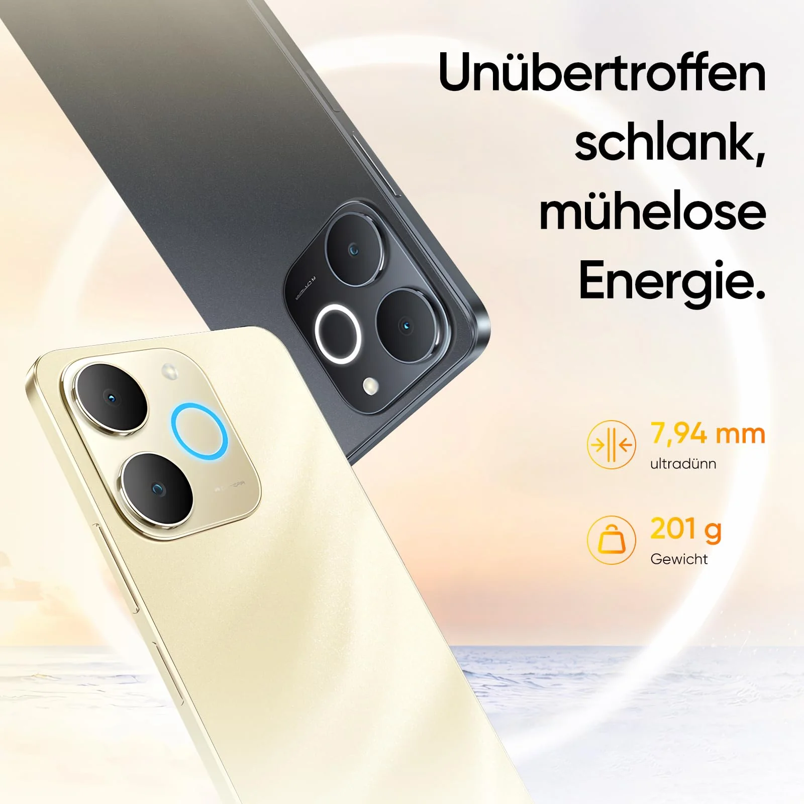 realme Note 70T Smartphone 4+128 GB, 6,75-Zoll-HD-90-Hz-Display, 6000 mAh Akku Mit Großer Kapazität, ArmorShell-Schutz, T7250 Octa-Core-Chipsatz, Next AI, IP54, Obsidianschwarz, Kein Ladegerät - Image 7