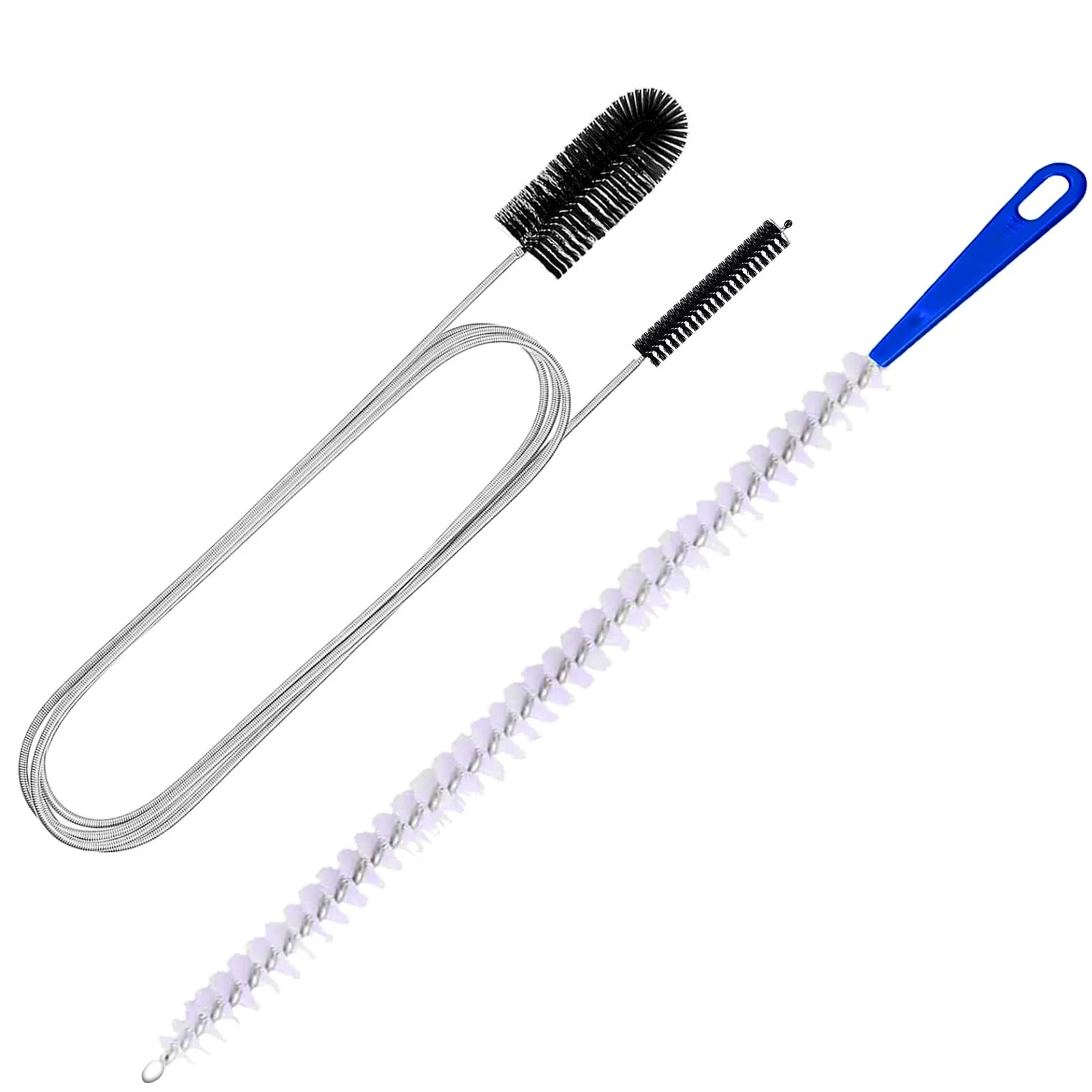 Redamancy Abflussreiniger Spirale, Doppelkopf-Rohrreinigungsbürste Edelstahl-Kanalreiniger, Abfluss Bürste, Abflussreiniger Sticks, Flexible Reinigungsbürste für Rohre für breite Rohre, Kanäle, Usw - Image 3