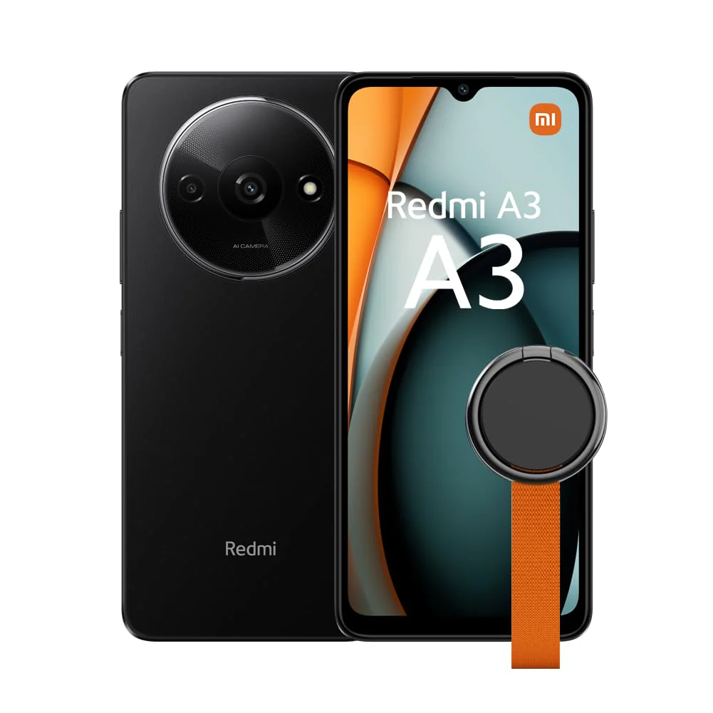 Redmi A3 Smartphone, 3+64GB, 5000mAh, Handy ohne Vertrag, Dual-SIM, Mitternachtschwarz (DE Version) - Image 4