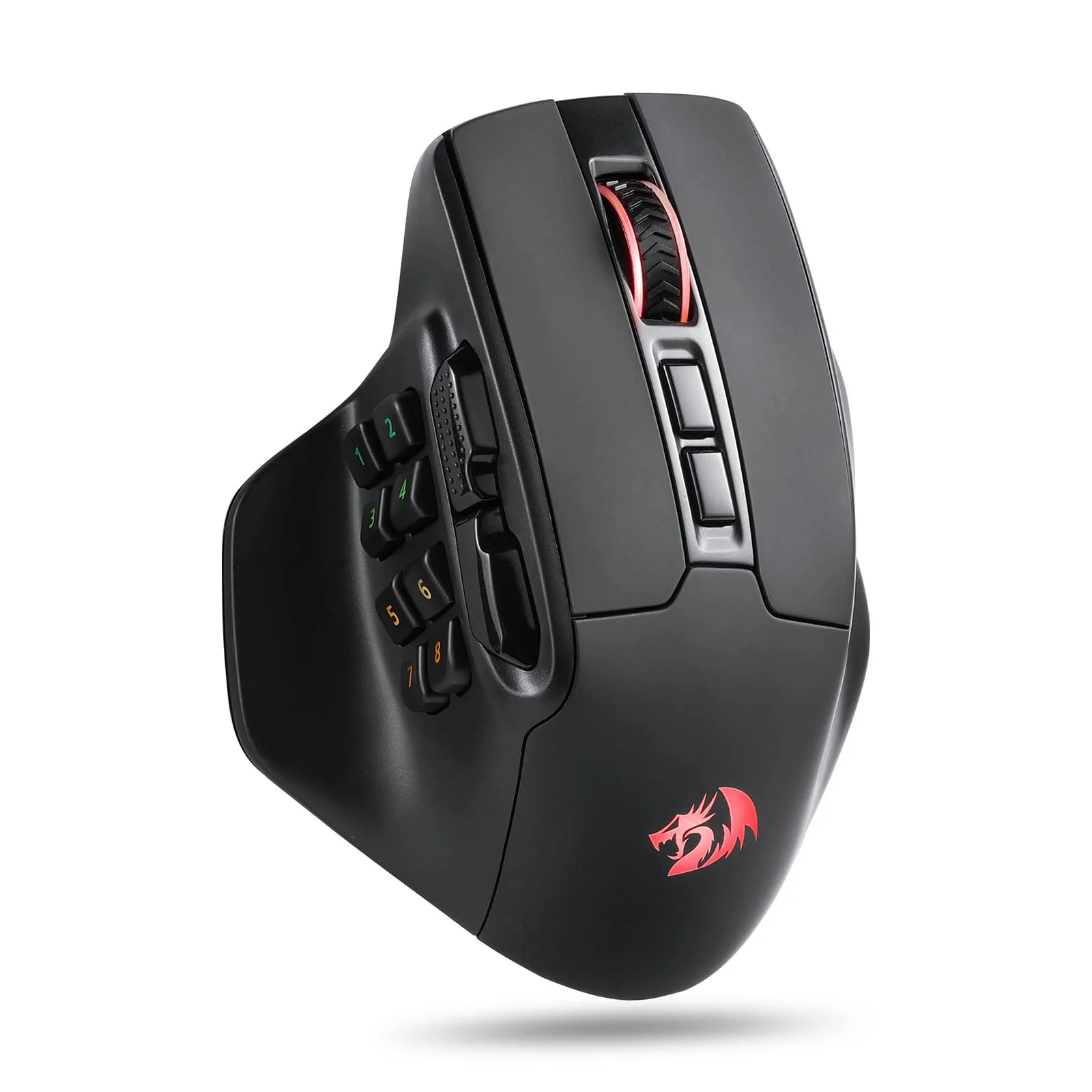 Redragon M811 Pro Wireless MMO Gaming Maus, 15 Programmierbare Tasten, RGB-Maus, 10 Seitlichen Makrotasten, Software Unterstützt DIY Tastaturbelegungen & Hintergrundbeleuchtung - Image 7