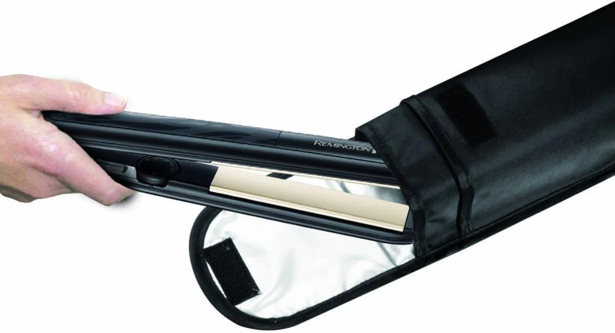 Remington Glätteisen Ceramic Straight (4-facher Schutz: antistatische Keramik-Turmalin-Beschichtung -gleichmäßige Wärmeverteilung, geringere statische Aufladung & seidiger Glanz) Haarglätter S3500 - Image 8