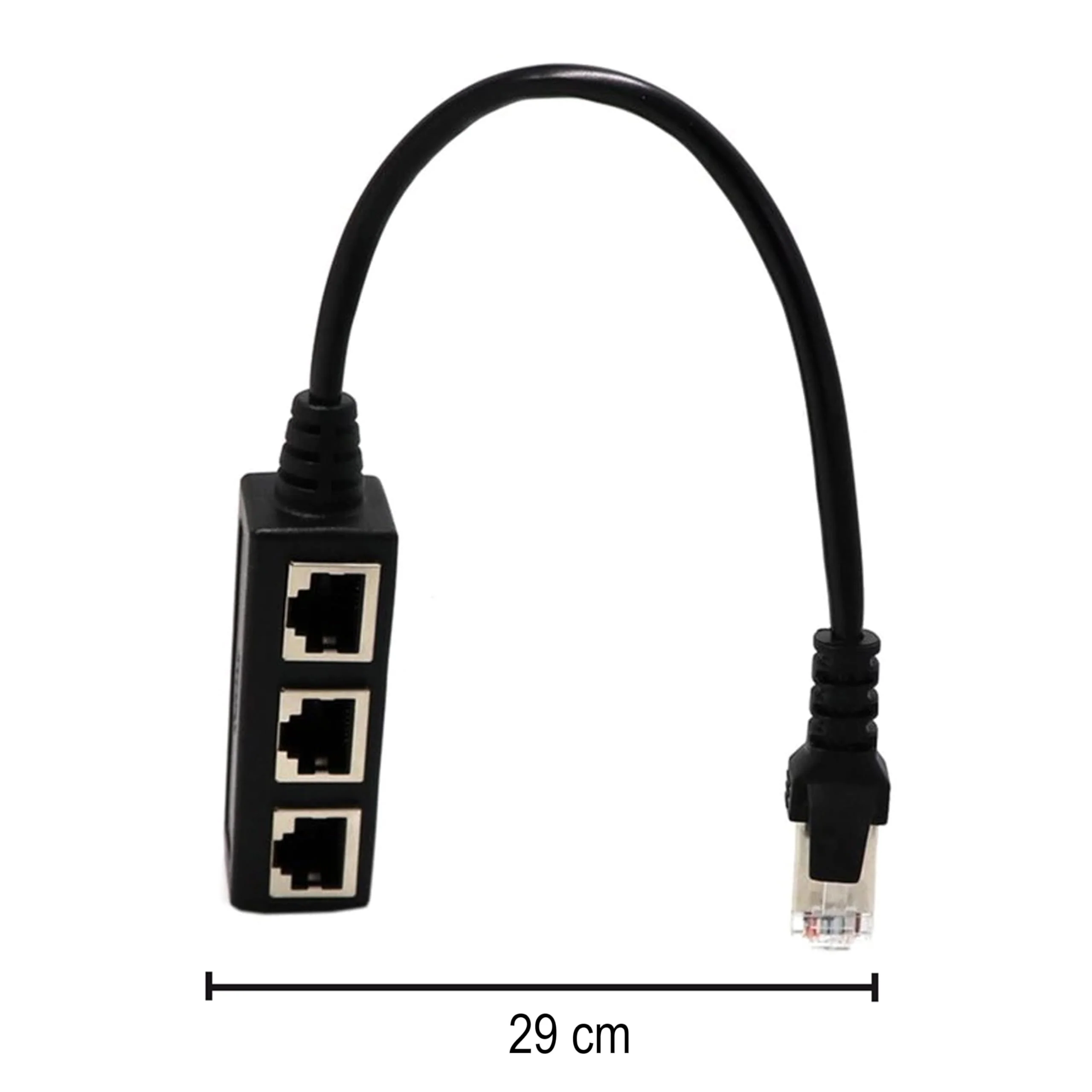 Retoo LAN splitter 1 auf 3, RJ45 Ethernet Splitter, Ethernet-Verlängerungskabelkabel, Transfer-Anschluss-Splitter, Netzwerk Splitter, 1 Stecker auf 3 Buchse, LAN Anschluss Verteiler - Image 6