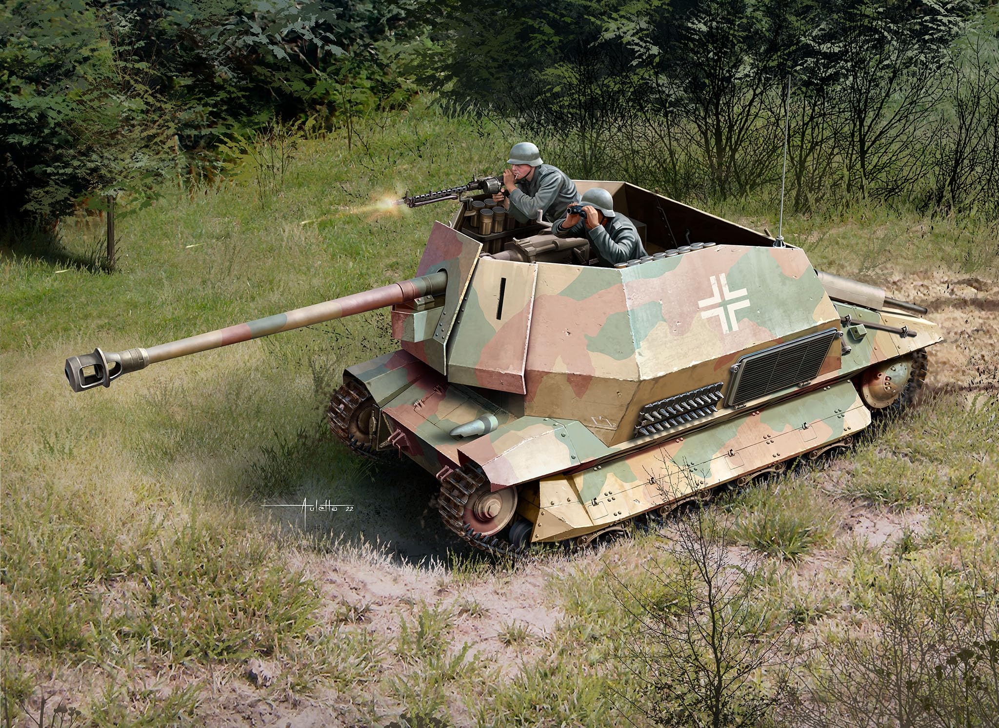 Revell 03292 Marder I – 7,5cm Pa.K. 40 (Sf.) auf Geschützwagen - Image 5