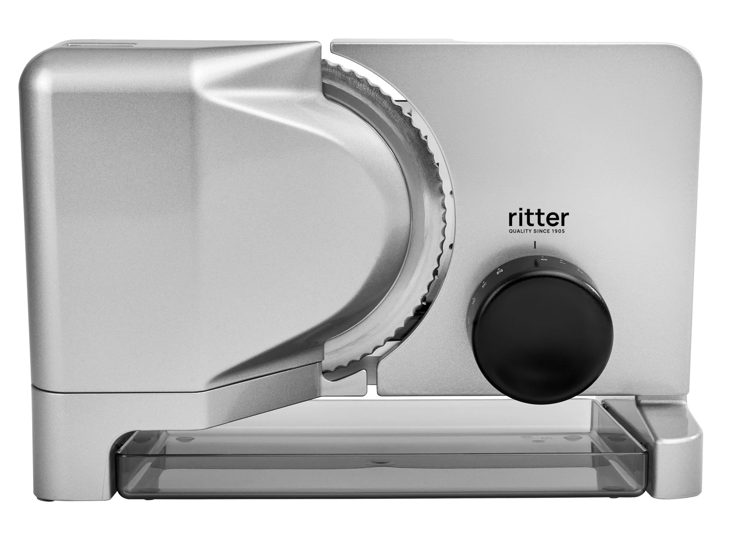 ritter E 16 Elektrischer Allesschneider & Brotschneidemaschine aus Metall mit ECO-Motor, Made in Germany, Schwarz - Image 3