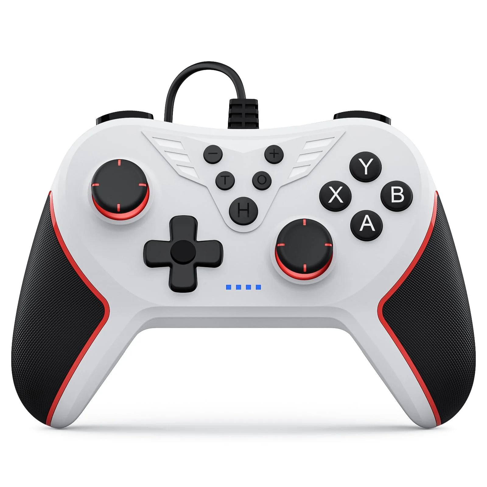 RivalPlay PC Controller mit 2-Tasten-Zuordnung, Kabelgebundener Joystick Controller Kompatibel für Win(7/8/10/11) mit Plug-and-Play Doppelter Vibration - Image 6