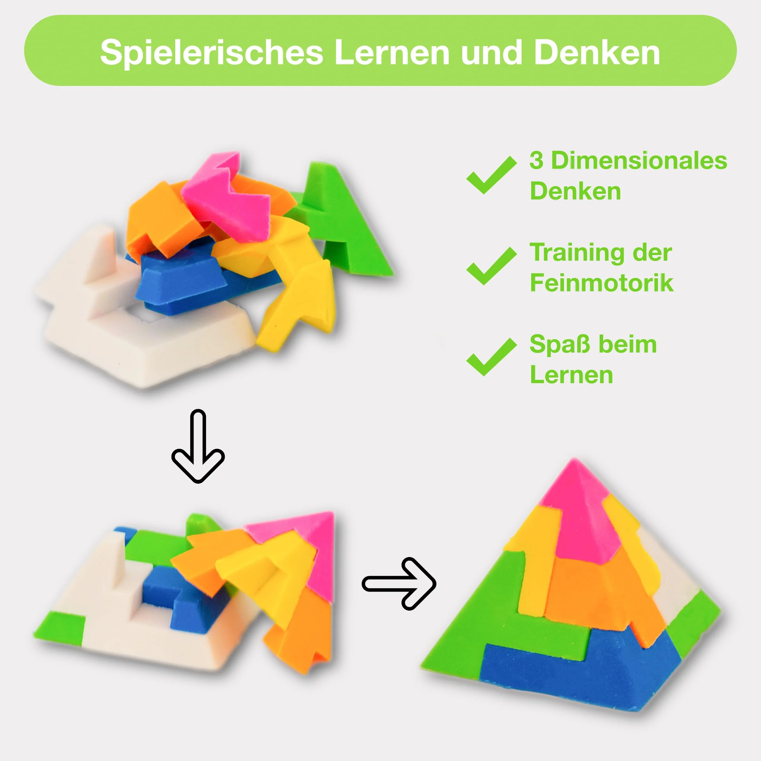 RiyeoTree® 15x Radiergummi Kinder I Mitgebsel Kindergeburtstag Kindergeschenk | Radiergummi lustig | Gastgeschenk Spielzeug Party give aways kleine, für Jungen & Mädchen, bis 10 Jahre - Image 5