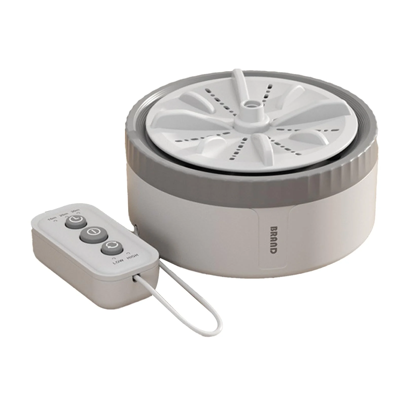 Roadoor Tragbare Waschmaschine, tragbare Mini-Geschirrspüler für Waschbecken, Turbinenwaschmaschine mit USB, Ultraschallwaschmaschine für Zuhause, Geschäft, Reisen, Studentenzimmer, Wohnmobil Grau - Image 8