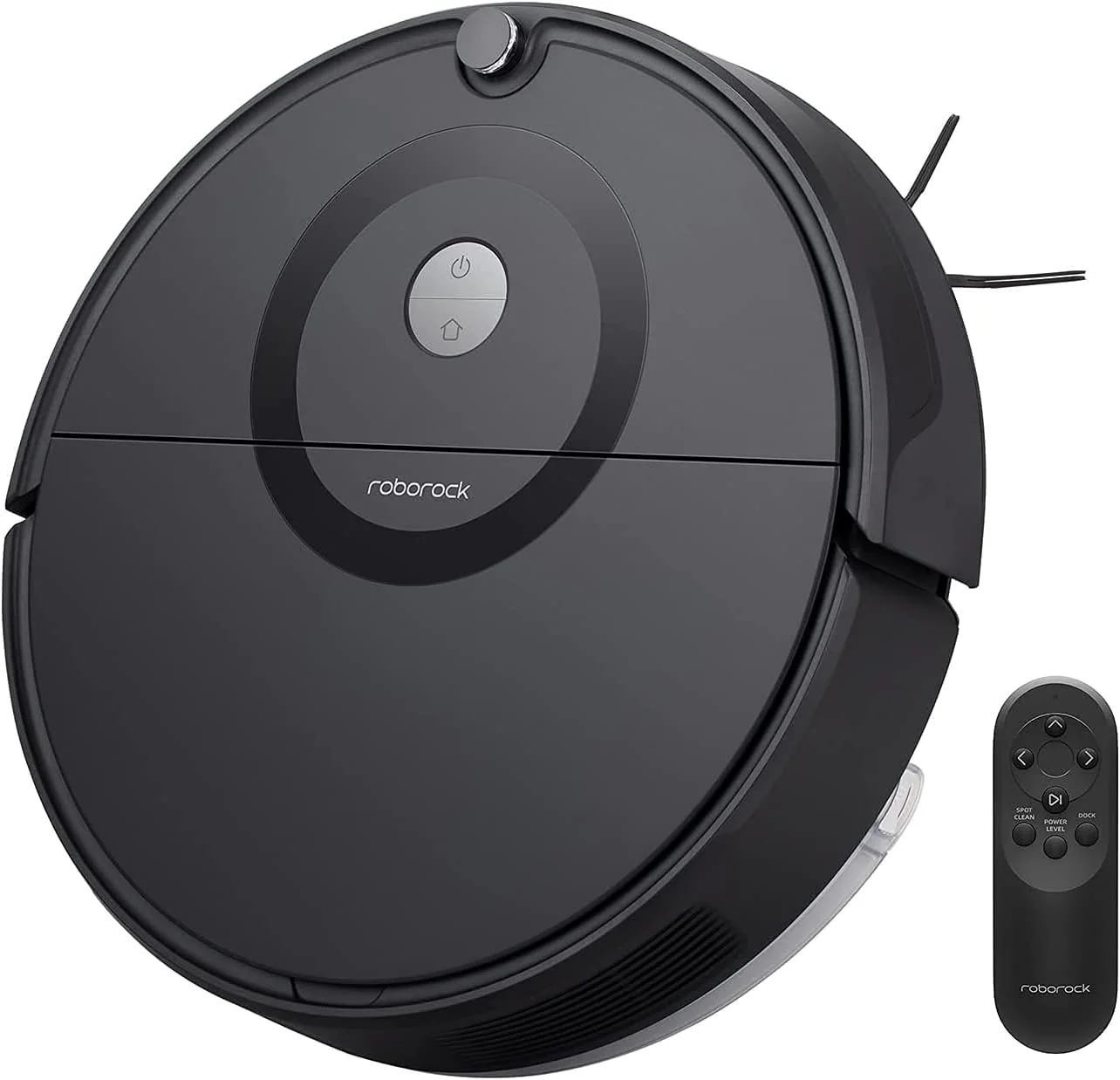 Roborock E5 Saug- und Wischroboter mit Fernbedienung & App-/Sprachsteuerung (2500Pa Saugleistung, 200min Akkulaufzeit, 640ml Staubbehälter, 180ml Wassertank, Gyroskopen-Sensoren-Routensystem) Schwarz - Image 5