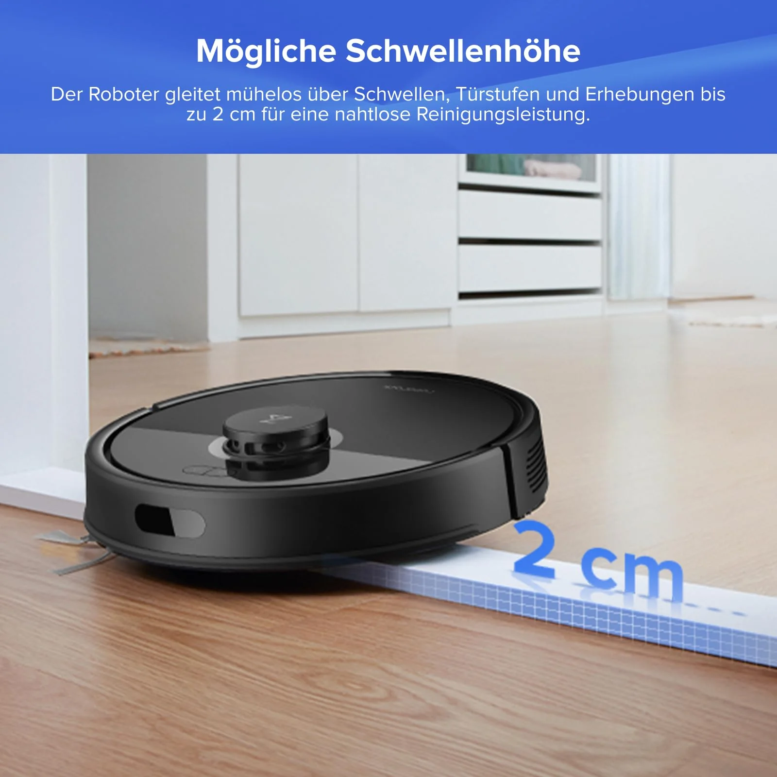 roborock Q7 L5+ Set Saugroboter mit Wischfunktion Absaugstation, verbessert von Q5 Pro+, Dual Anti-Tangle System, 8000Pa Saugkraft, LiDAR-Navigation, Staubsauger Roboter für Teppiche&Tierhaar, Schwarz - Image 4