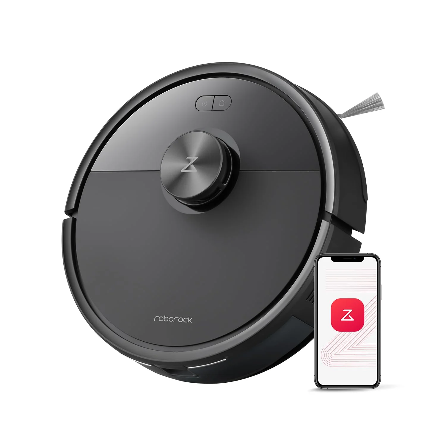 roborock Q7 M5 Saugroboter mit Wischfunktion, 10.000Pa Starker Saugkraft, Dual Anti-Tangle-System, 150Min Laufzeit, LiDAR Navigation, Staubsauger Roboter für Teppich, Tierhaare, APP Steuerung(Schwarz) - Image 6