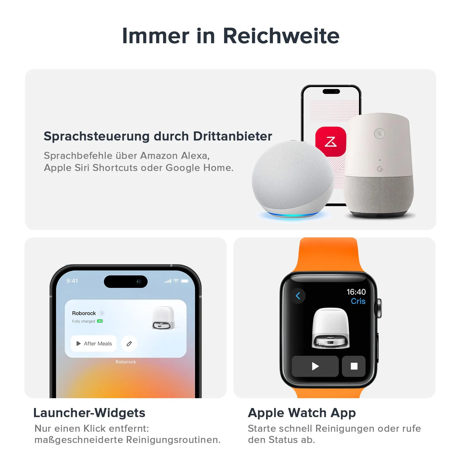 roborock Qrevo Curv S5X-Set Saugroboter mit Wischfunktion Absaugstation, Dual Anti-Tangle-System, 17.000 Pa Saugkraft, 75°C Heißwasser-Moppwäsche, Intelligente Schmutzerkennung, All-in-One-Dock (Weiß) - Image 5