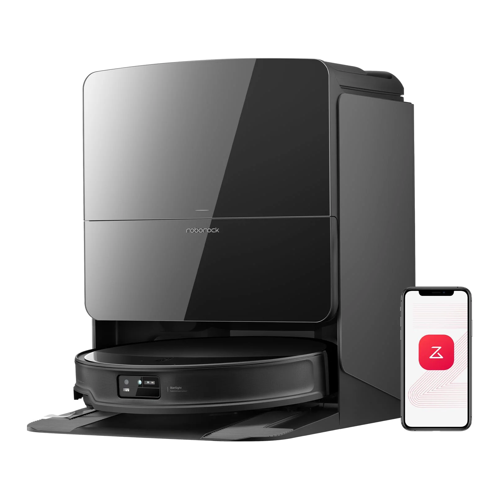 roborock Saros 10R Saugroboter mit Wischfunktion&Hebarem Wischmopp, 7,98cm Ultra-Slim Design, StarSight System 2.0, Zero-Tangle System - Image 2