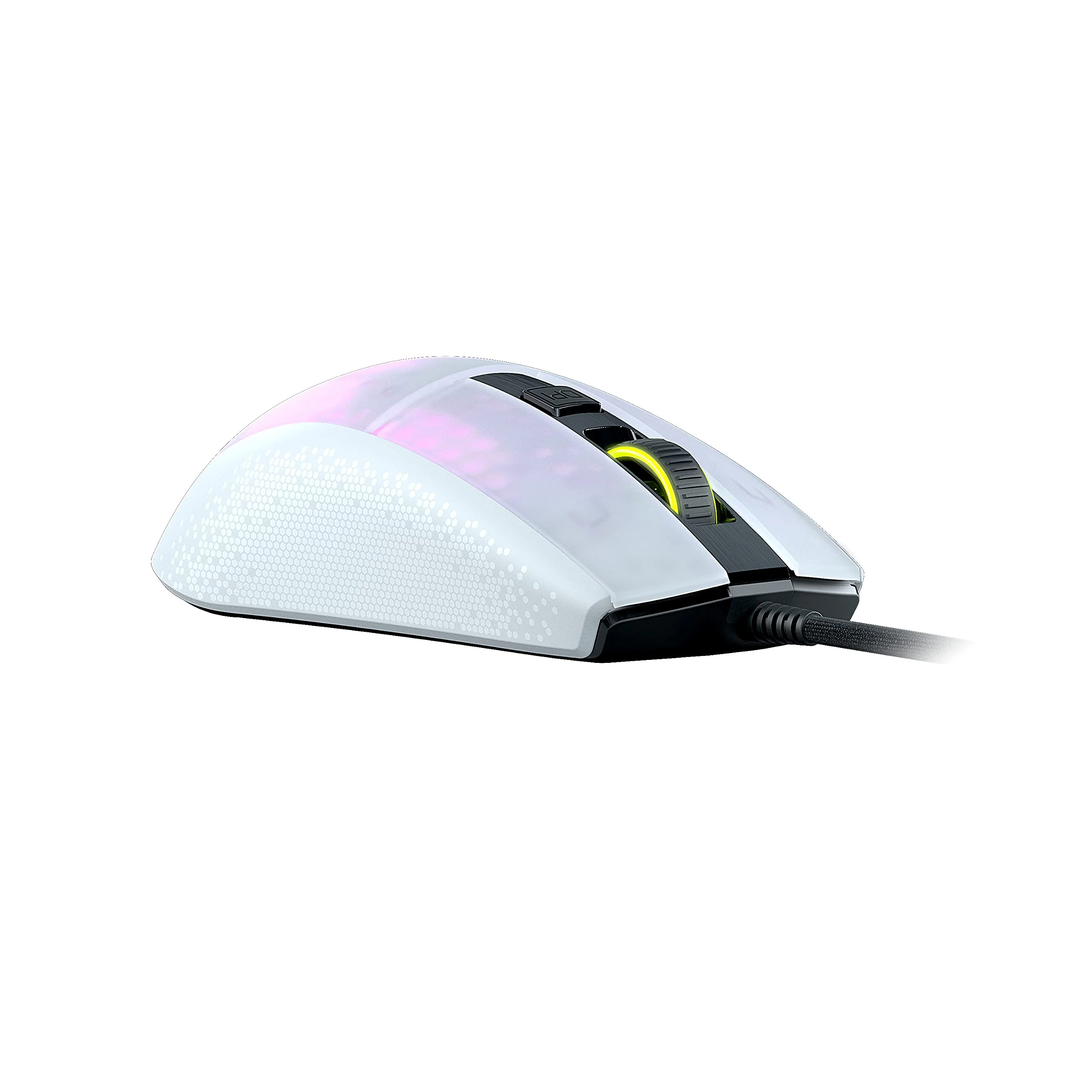 Roccat Burst Pro - Extrem leichte Optical Gaming Maus (hohe Präzision, Optischer Owl-Eye Sensor (100 bis 16.000 Dpi), RGB AIMO LED Beleuchtung, 68g leicht, Designt in Deutschland), weiß - Image 2