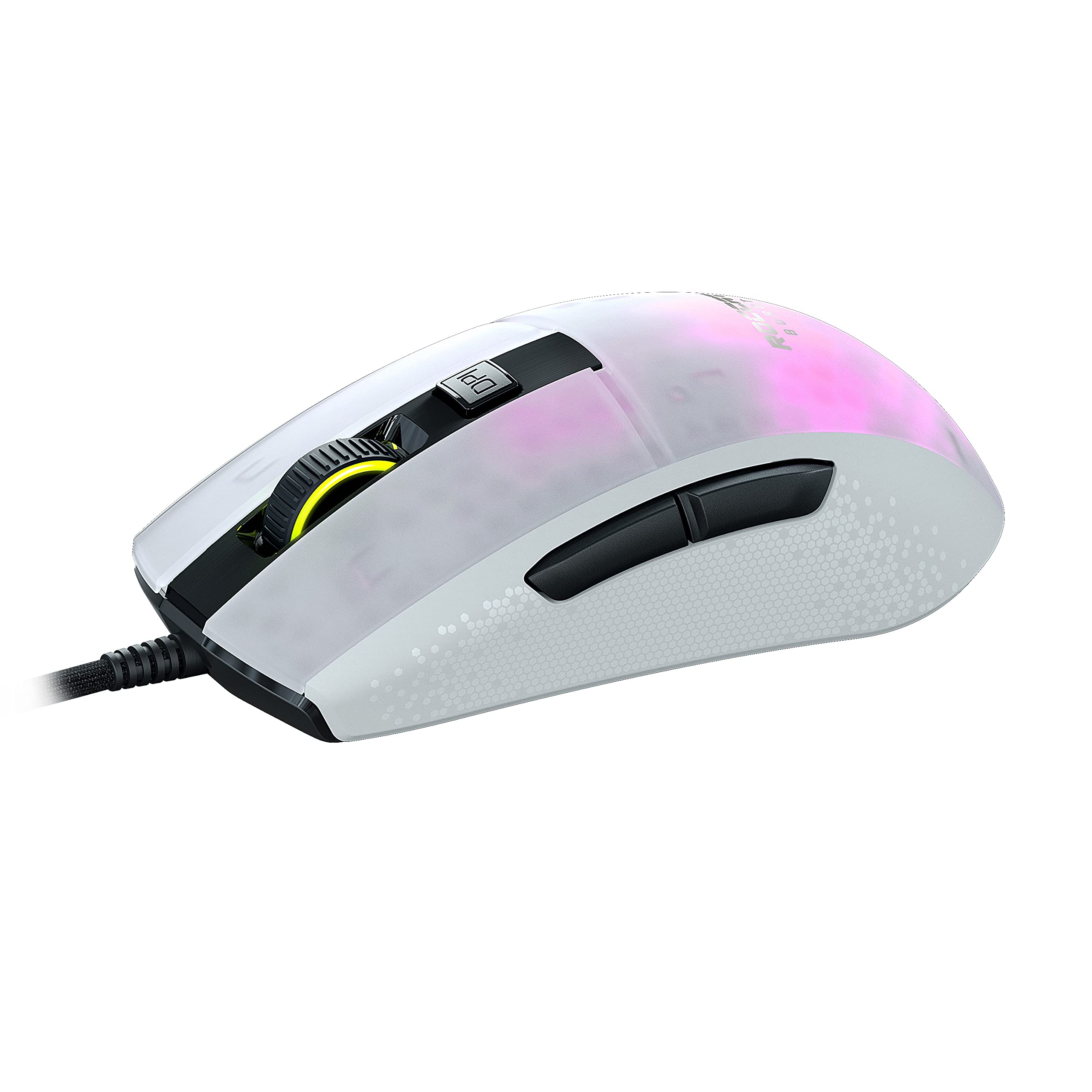 Roccat Burst Pro - Extrem leichte Optical Gaming Maus (hohe Präzision, Optischer Owl-Eye Sensor (100 bis 16.000 Dpi), RGB AIMO LED Beleuchtung, 68g leicht, Designt in Deutschland), weiß - Image 4