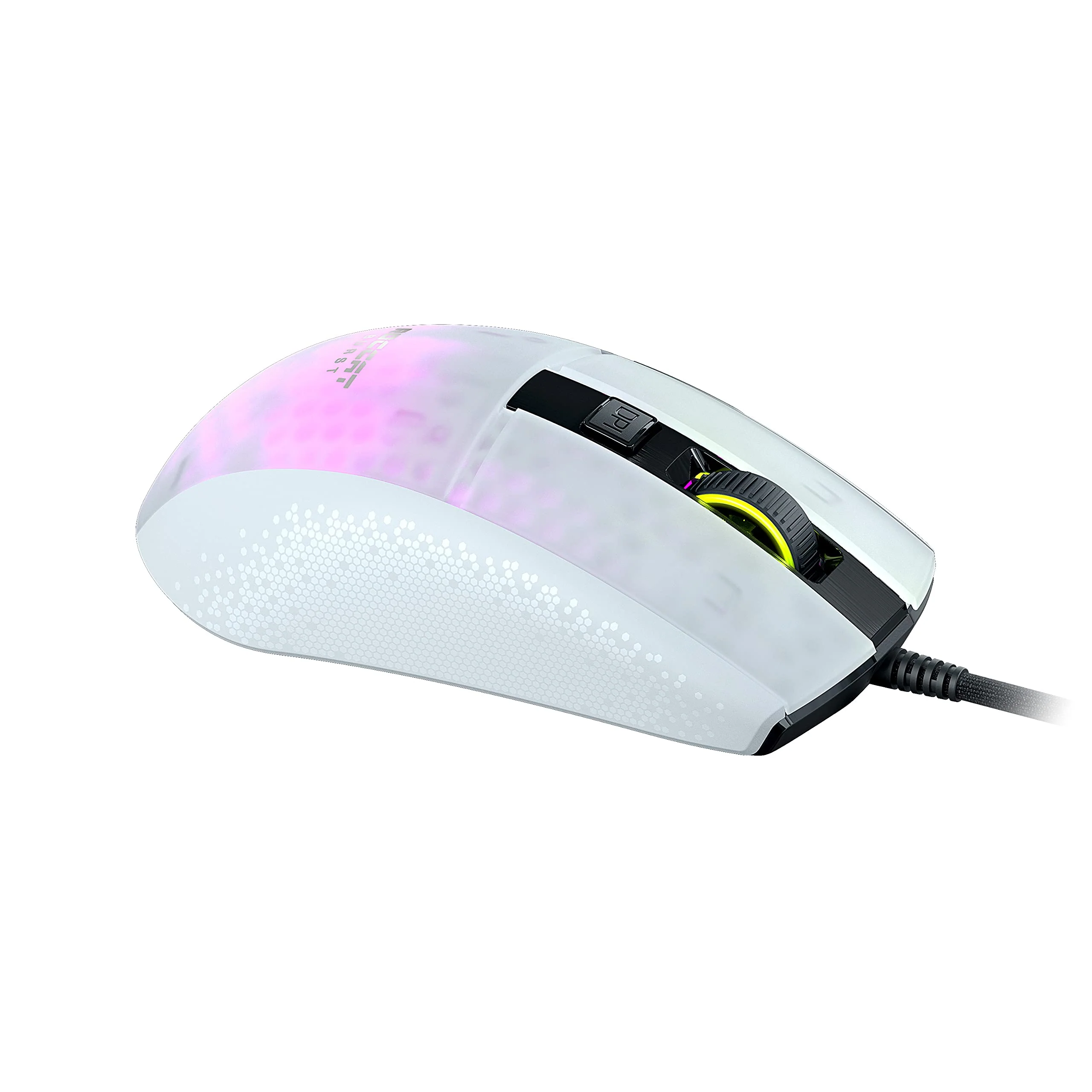 Roccat Burst Pro - Extrem leichte Optical Gaming Maus (hohe Präzision, Optischer Owl-Eye Sensor (100 bis 16.000 Dpi), RGB AIMO LED Beleuchtung, 68g leicht, Designt in Deutschland), weiß - Image 7