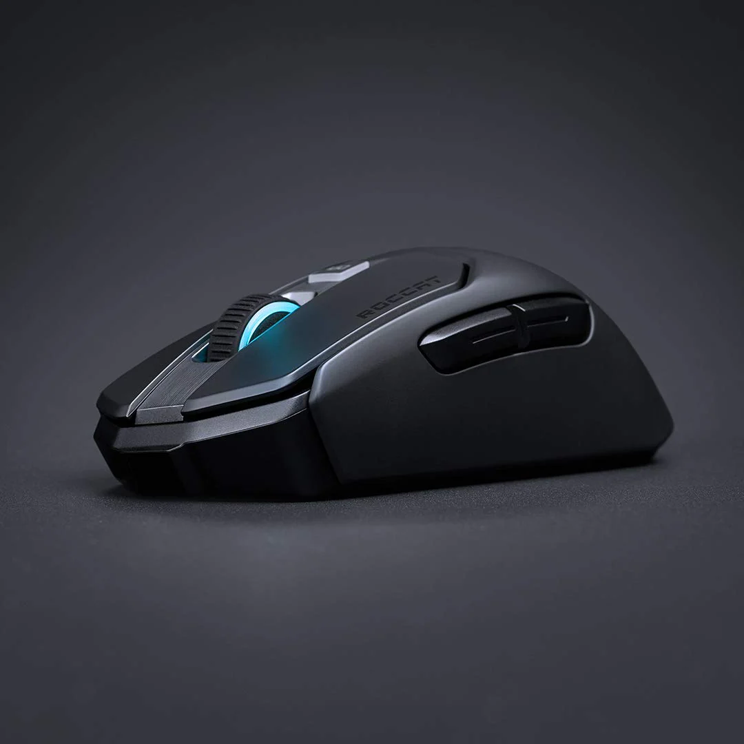 Roccat Kain 200 AIMO RGB Gaming Maus (16.000 Dpi Owl-Eye Sensor, Kabellos, Titan Click Technologie), schwarz - Image 4