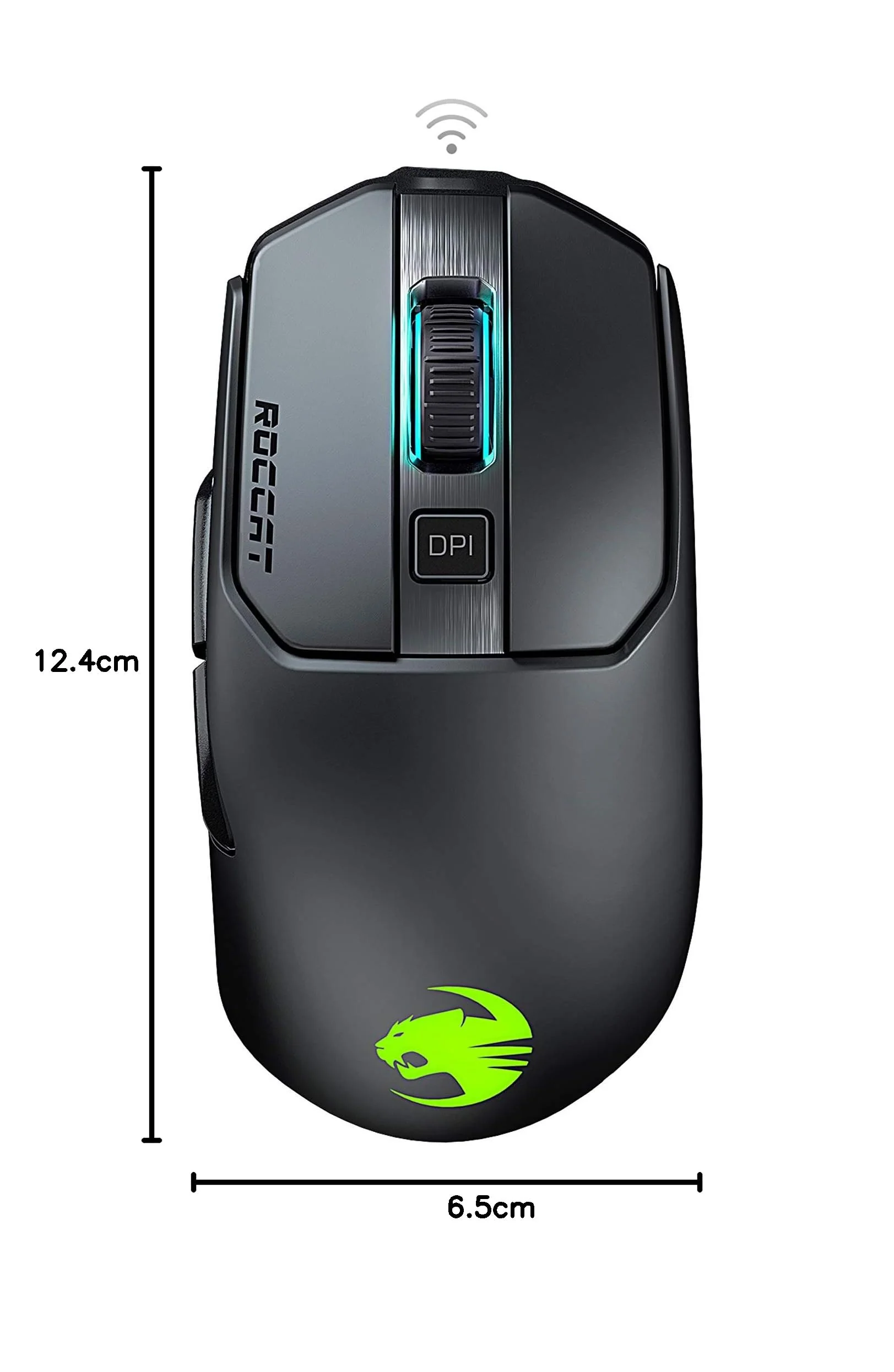 Roccat Kain 200 AIMO RGB Gaming Maus (16.000 Dpi Owl-Eye Sensor, Kabellos, Titan Click Technologie), schwarz - Image 9