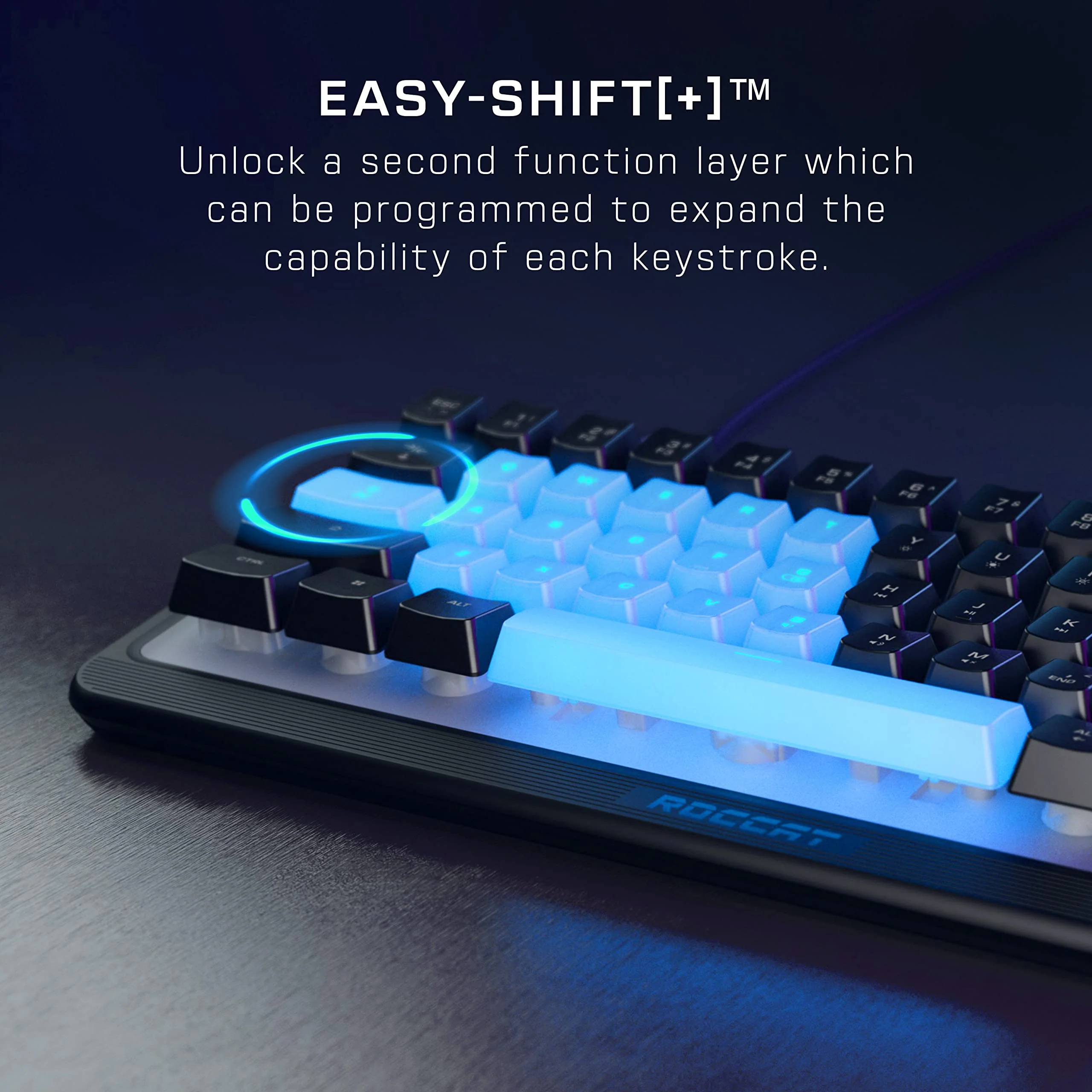 Roccat Magma Mini – 60% RGB-Gaming-Tastatur mit 5 programmierbaren Beleuchtungszonen, Membran-Tastenschalter, programmierbare Funktionsebenen, Anti-Ghosting, & Auslaufsicherheit, Schwarz - Image 9