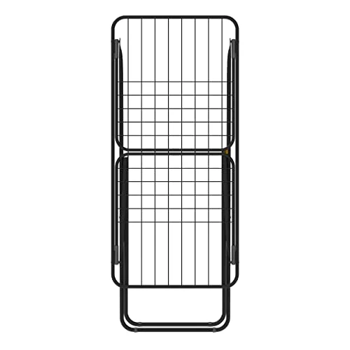 Rörets Wäscheständer Sussi Black – verriegelbare Flügel – Sicherheitssperre – 52x176x96cm – 18 m Trockenfläche - Design und Qualität von Schwedens stärkster Trockenständermarke, für Bekleidung - Image 2
