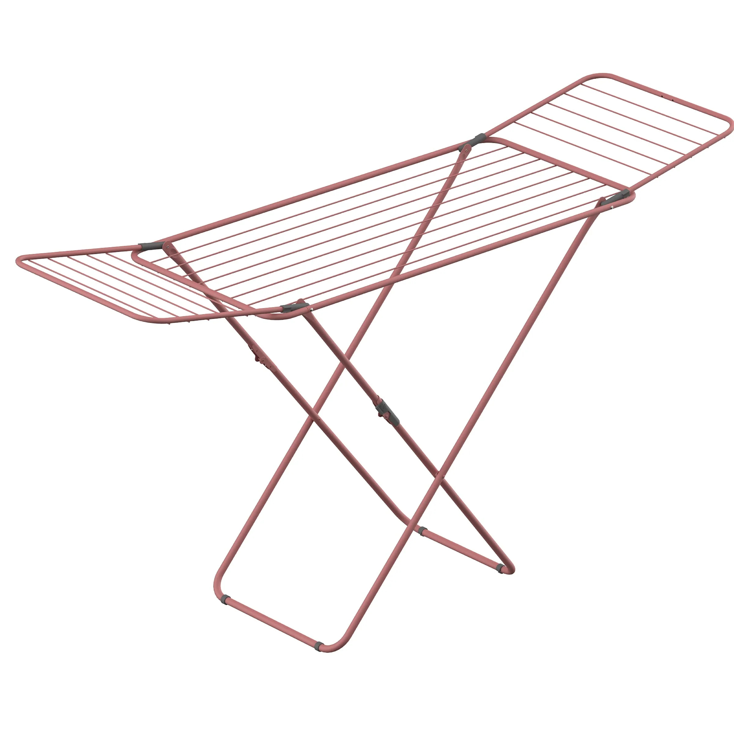 Rörets Wäscheständer Sussi Rosé – verriegelbare Flügel – Sicherheitssperre – 52x176x96cm – 18 m Trockenfläche - Design und Qualität von Schwedens stärkster Trockenständermarke - Image 7